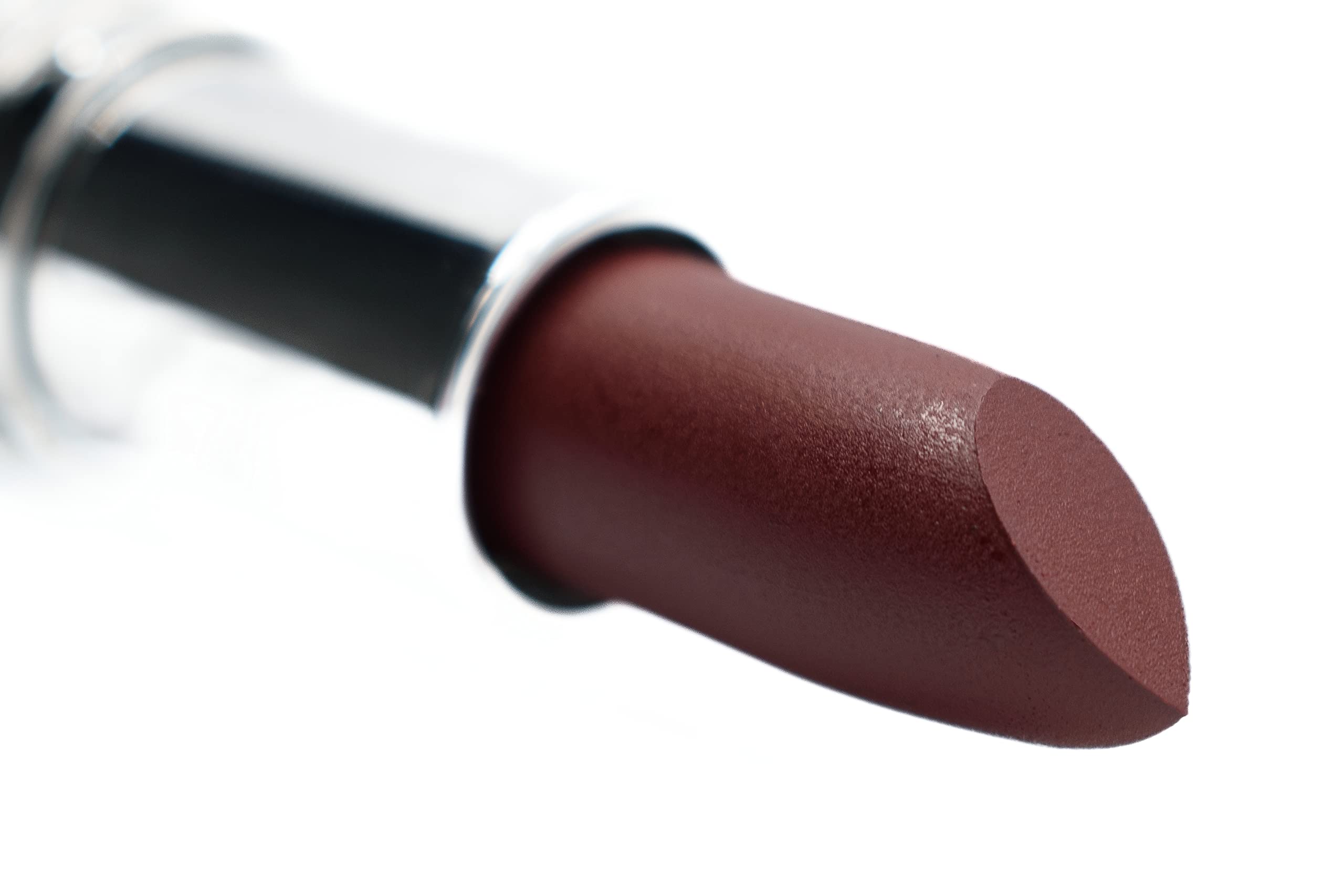 Pure Ziva Sinful Brown Black Deep Violet Satin Creamy Pearl Lipstick Color Moisturizing Paraben Free, No Animal Testing & Cruelt