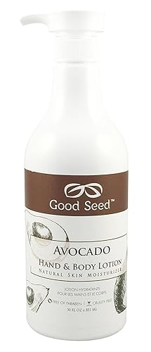 Good Seed Avocado Hand & Body Lotion, 30 Fl Oz – Nourishing Moisturizer for Soft Skin