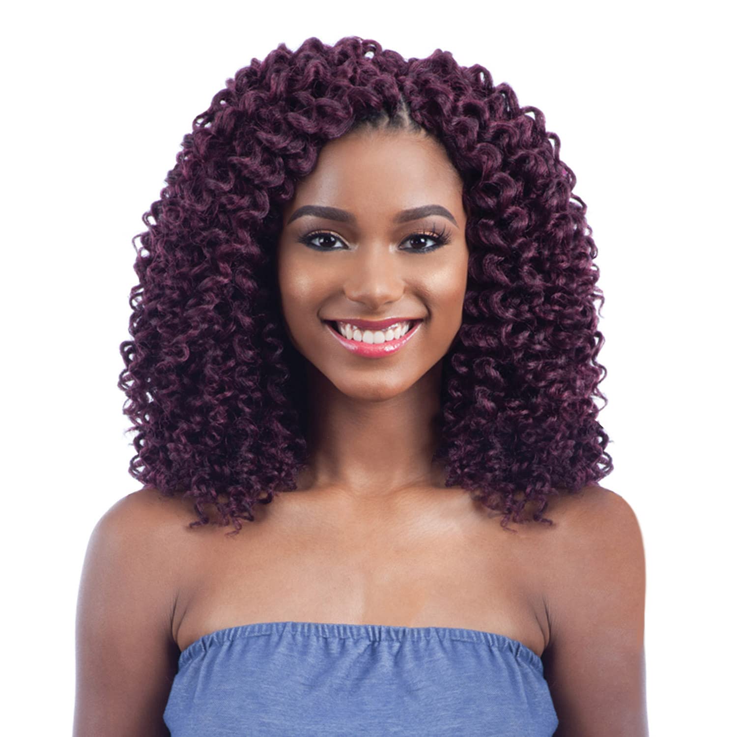 Freetress 2X Wand Curl Braid Soft Baby Curl (1B)