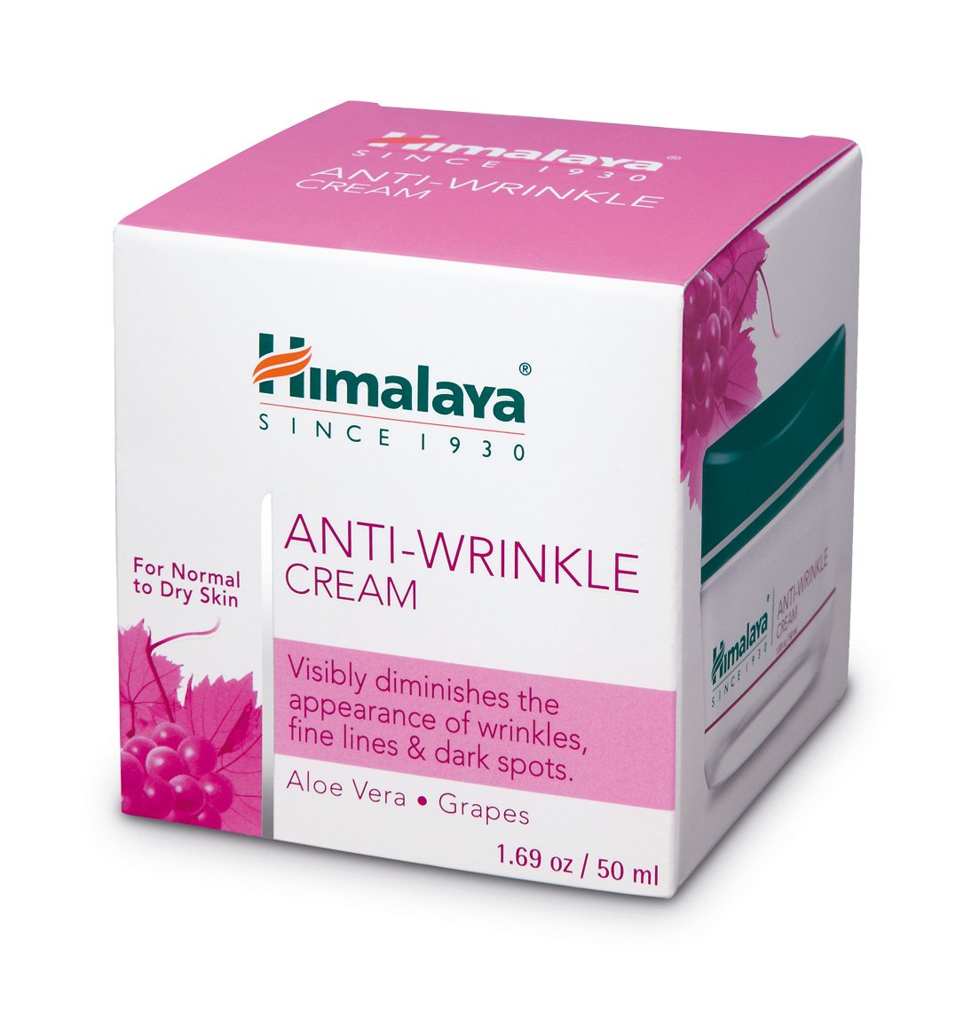 Himalaya Anti-Wrinkle Cream For Reducing Wrinkles, Fine Lines And Dark Spots, Moisturizes And Repairs, 169 Oz (50Ml)