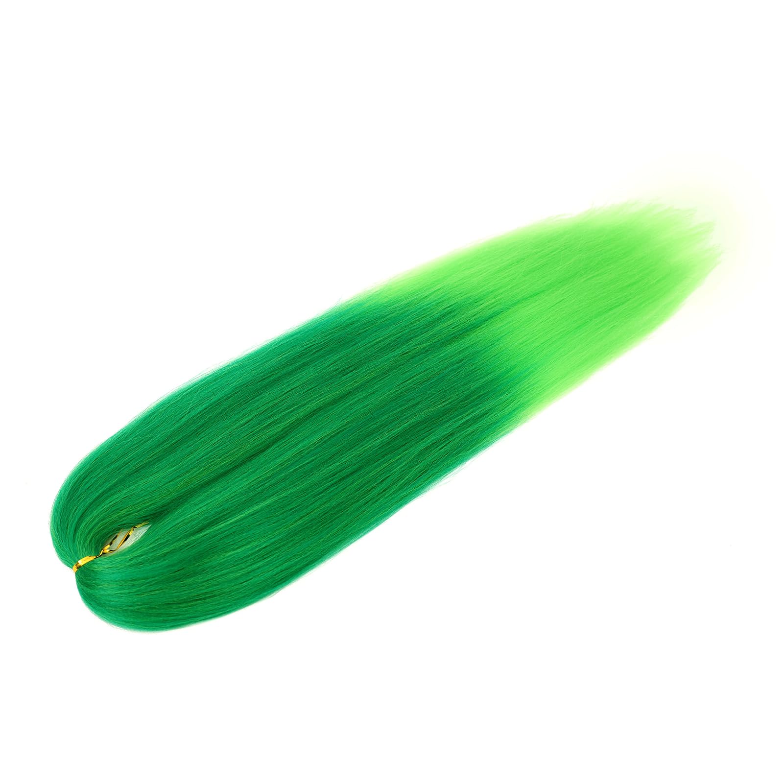 Dorsanee Ombre Green Braiding Hair Pre Stretched 24 Inch 3 Packs Green To Light Green Braiding Hair For Box Braids Twists Locs S