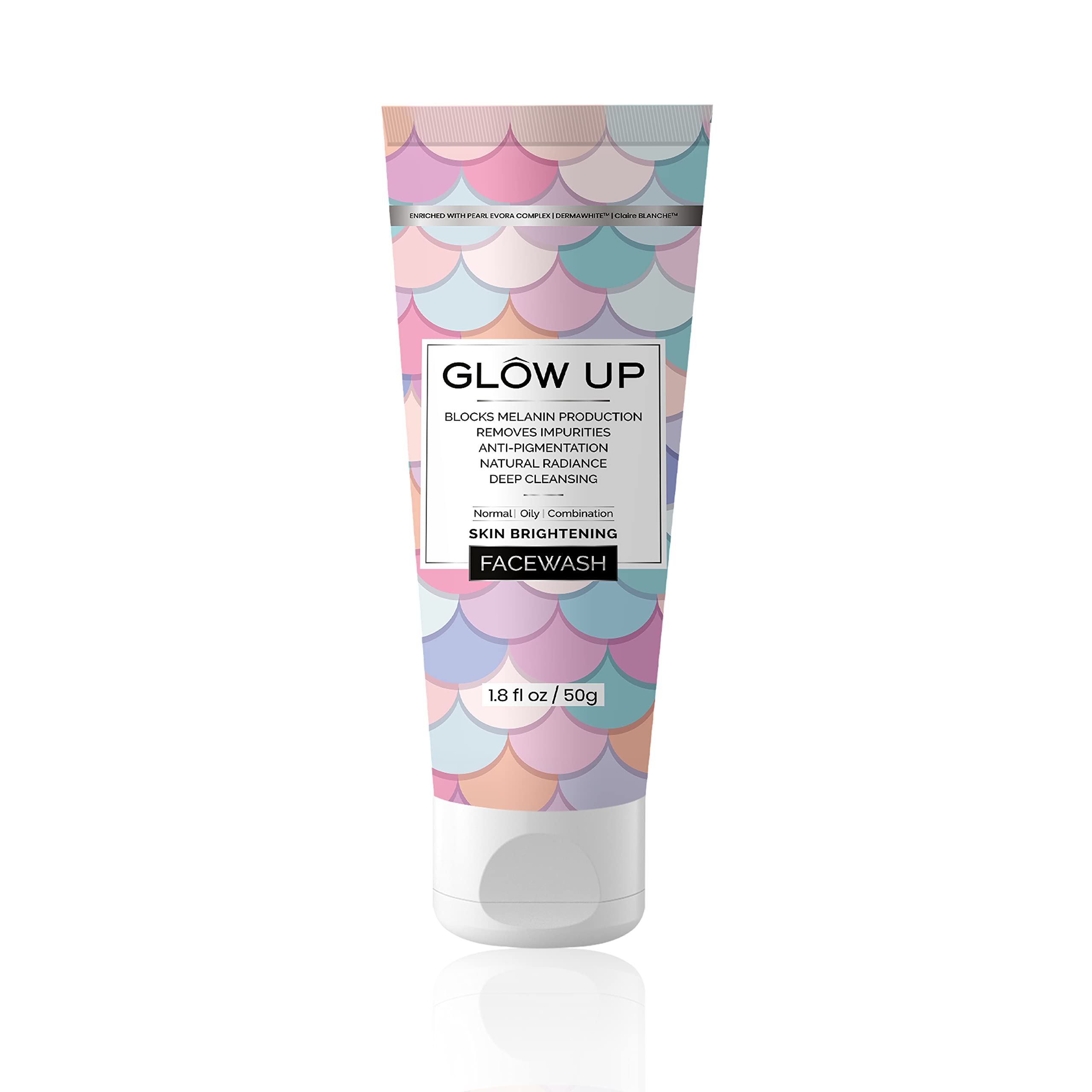 Glow Up Skin Brightening Facewash  50G | Deep Cleansing | Removes Pigmentation | Blocks Melanin Production | Brightens Skin | W