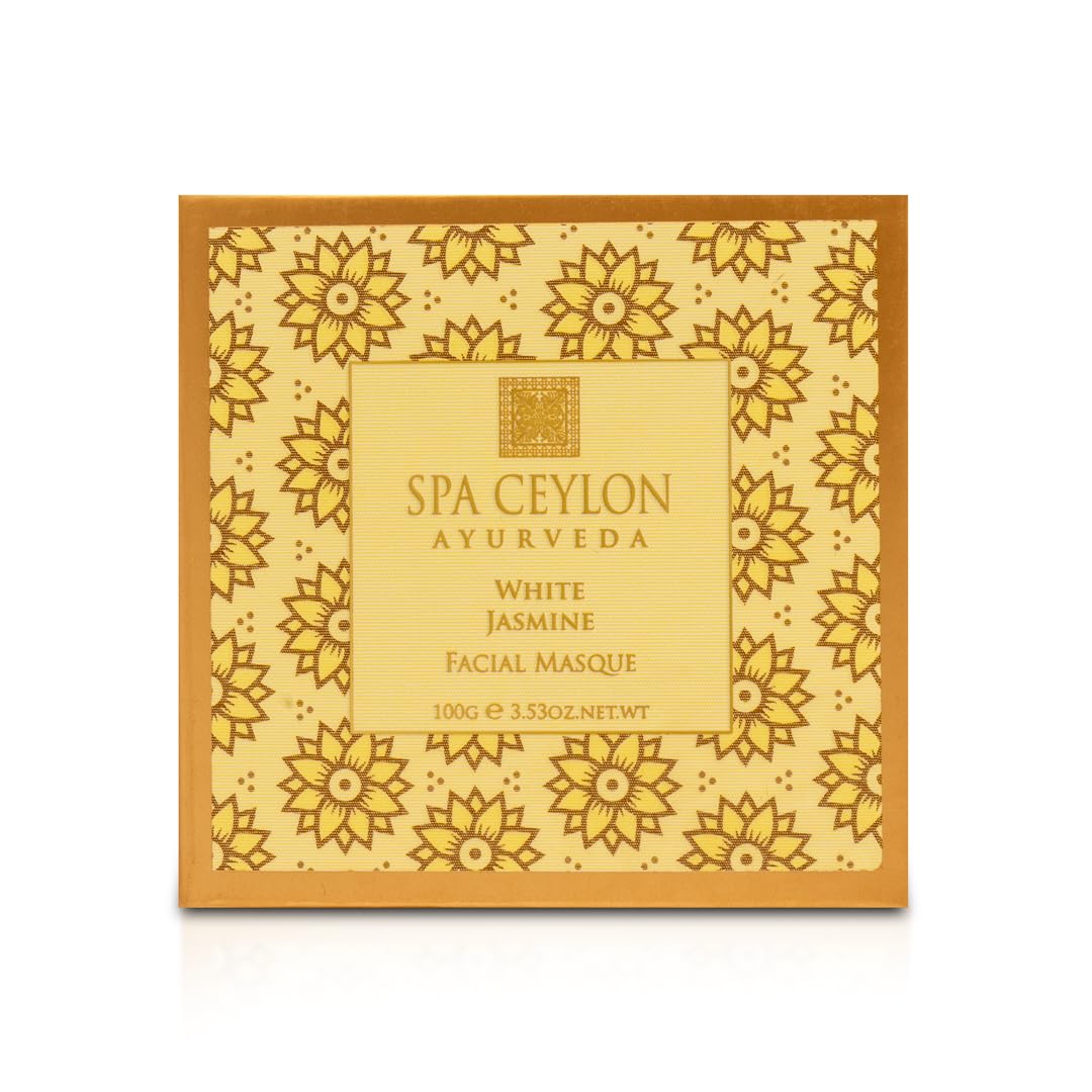 SPA CEYLON White Jasmine Facial Masque | Hydration | Natural Cleansing Face Mask | Suitable for Normal to Dry Skin