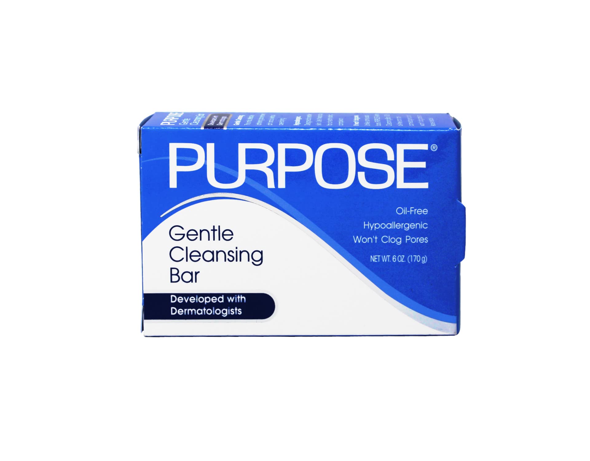 With a Purpose Gentle Cleansing Bar, Oil Free - 6 oz, Pack of 4, 24 Ounce Total