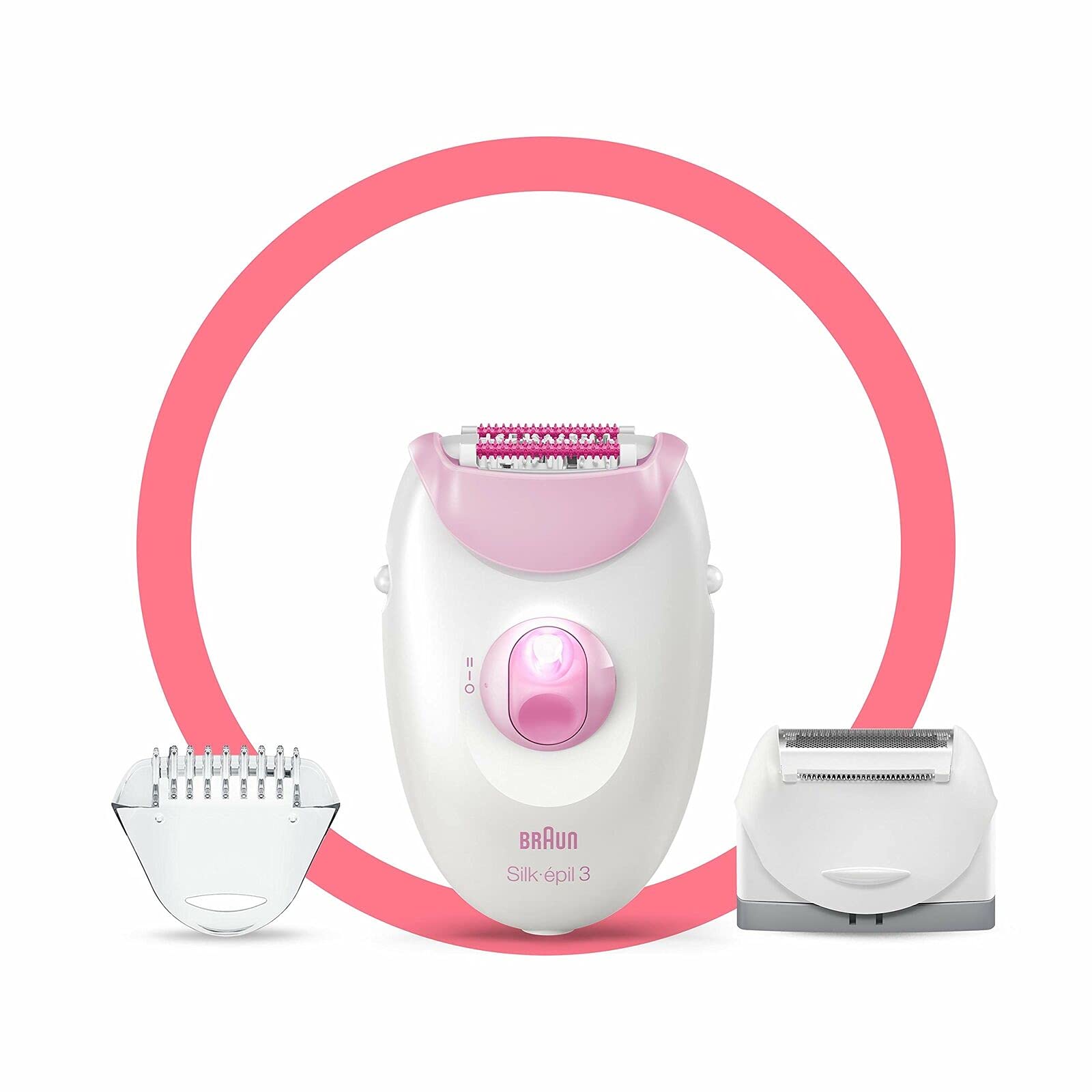 Braun Epilator Silk-Epil 3 3-270, Hair Removal Device, Epilator For Women, Shaver & Trimmer, Hair Removal