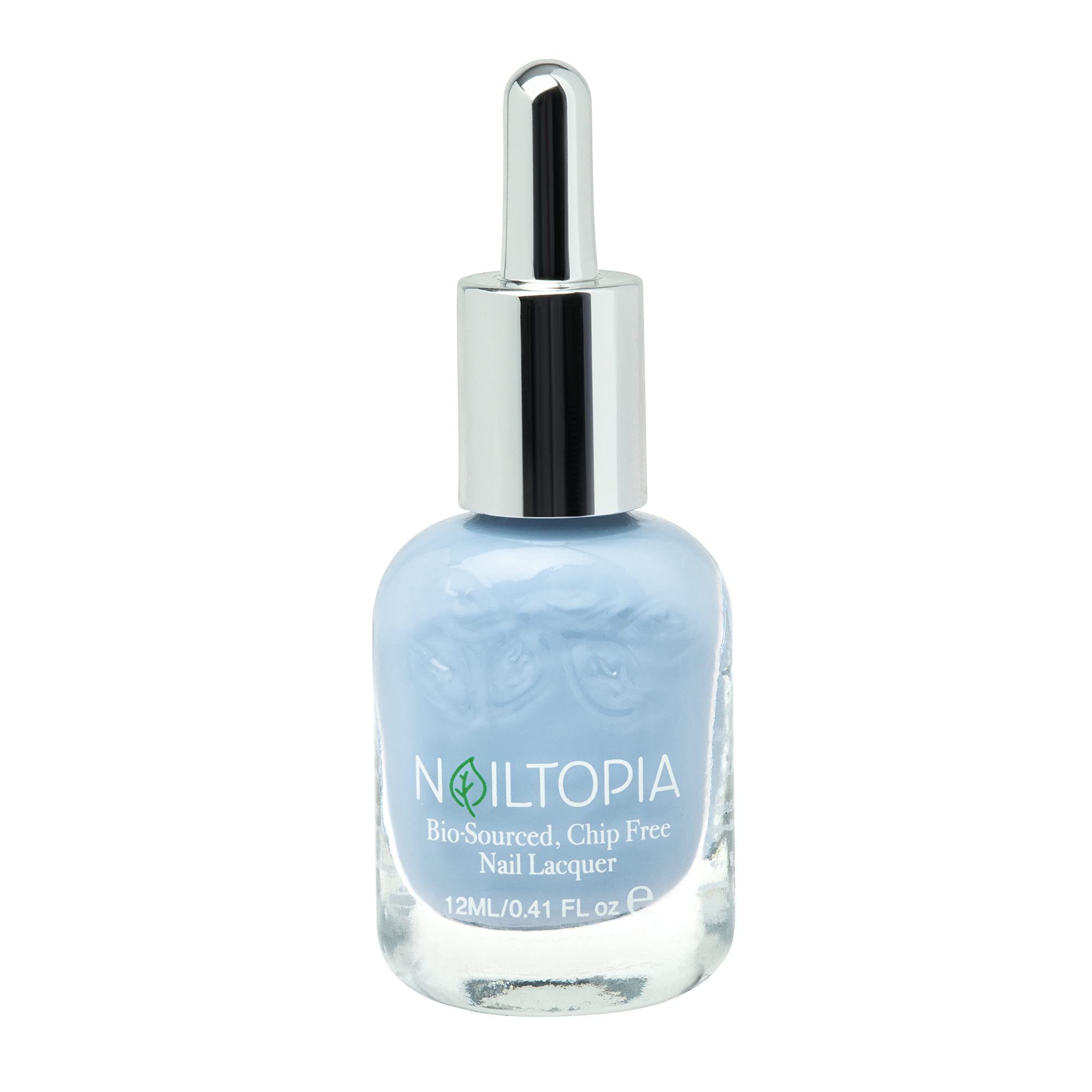 Nailtopia - Plant-Based Chip Free Nail Lacquer - Non Toxic, Bio-Sourced, Long-Lasting, Strengthening Polish - Bali Baby (Powder 