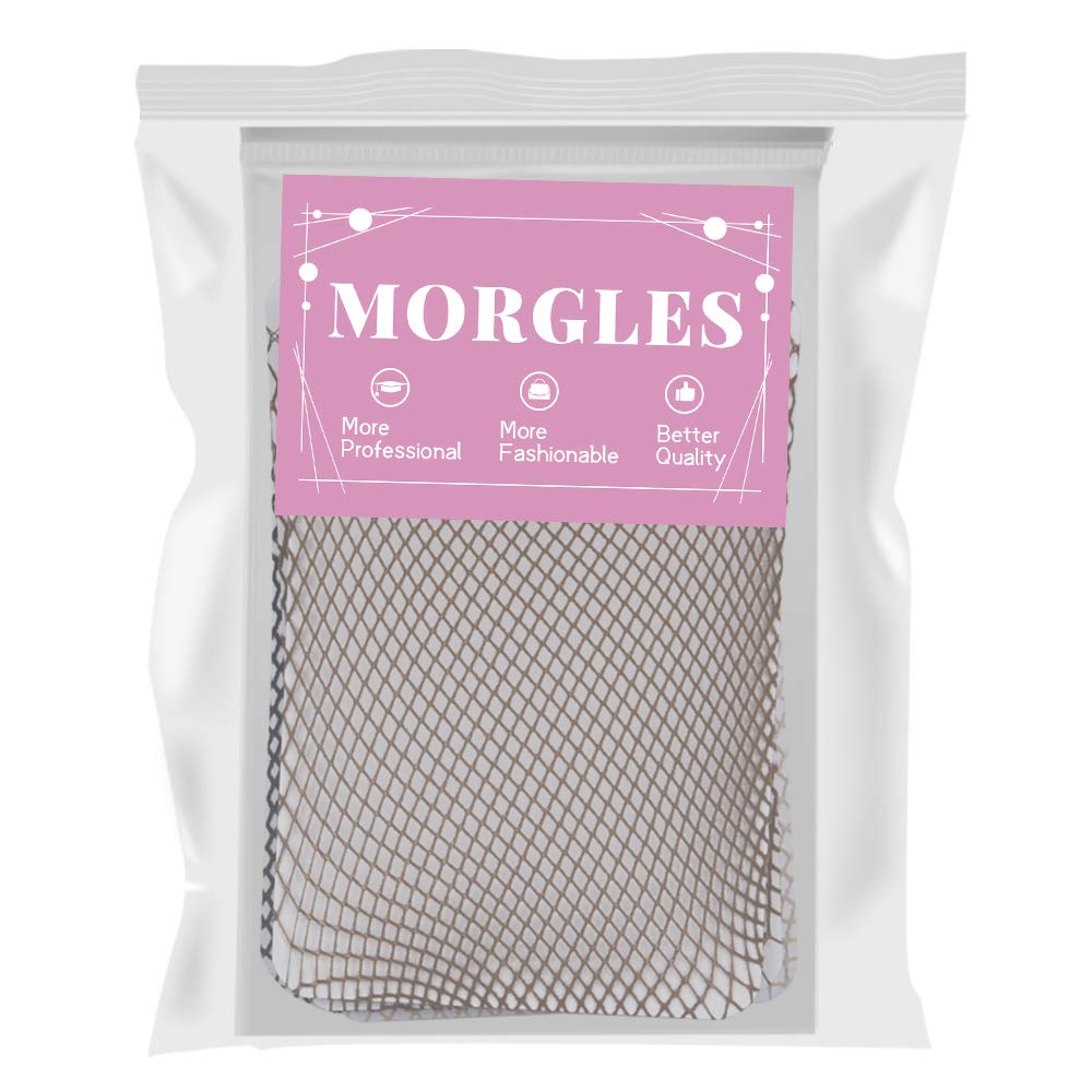 Morgles Wig Cap, 6Pcs Hair Net For Wig Closed End Mesh Net Wig Caps Mesh Wig Cap For Women (Brown,Beige,Black)