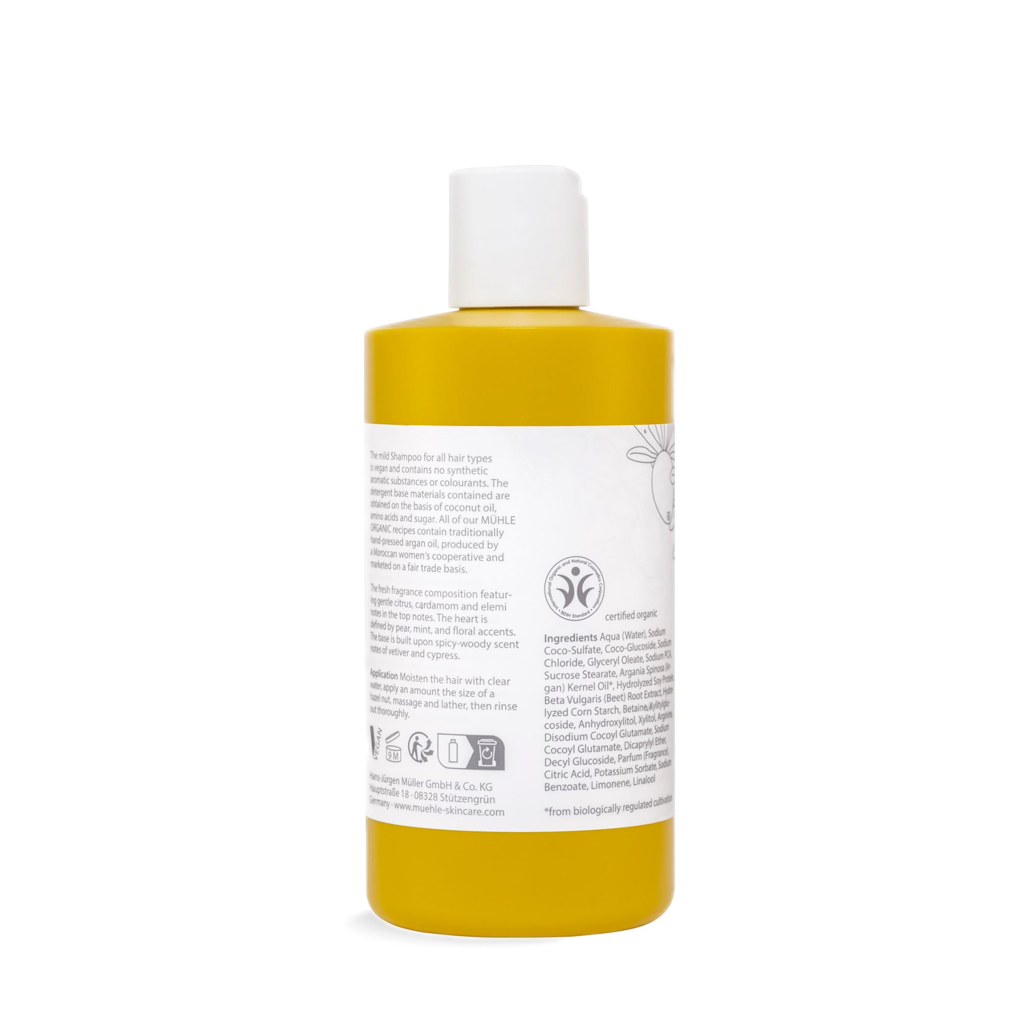 MHLE Organic Hair Shampoo, 250 ml