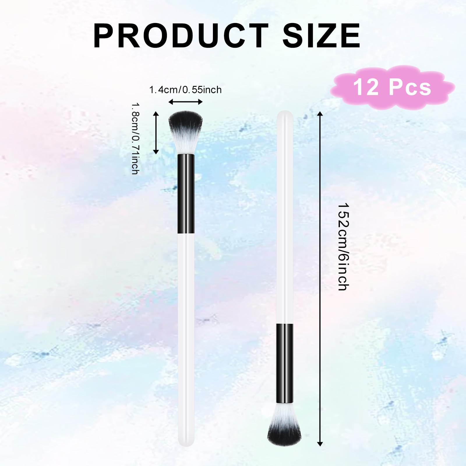 12 Pcs Eyelash Cleaning Brush, Lash Bath Brush, Lash Shampoo Cleansing Brush For Lash Extension, Lash Wash Brush, Lash Shampoo B
