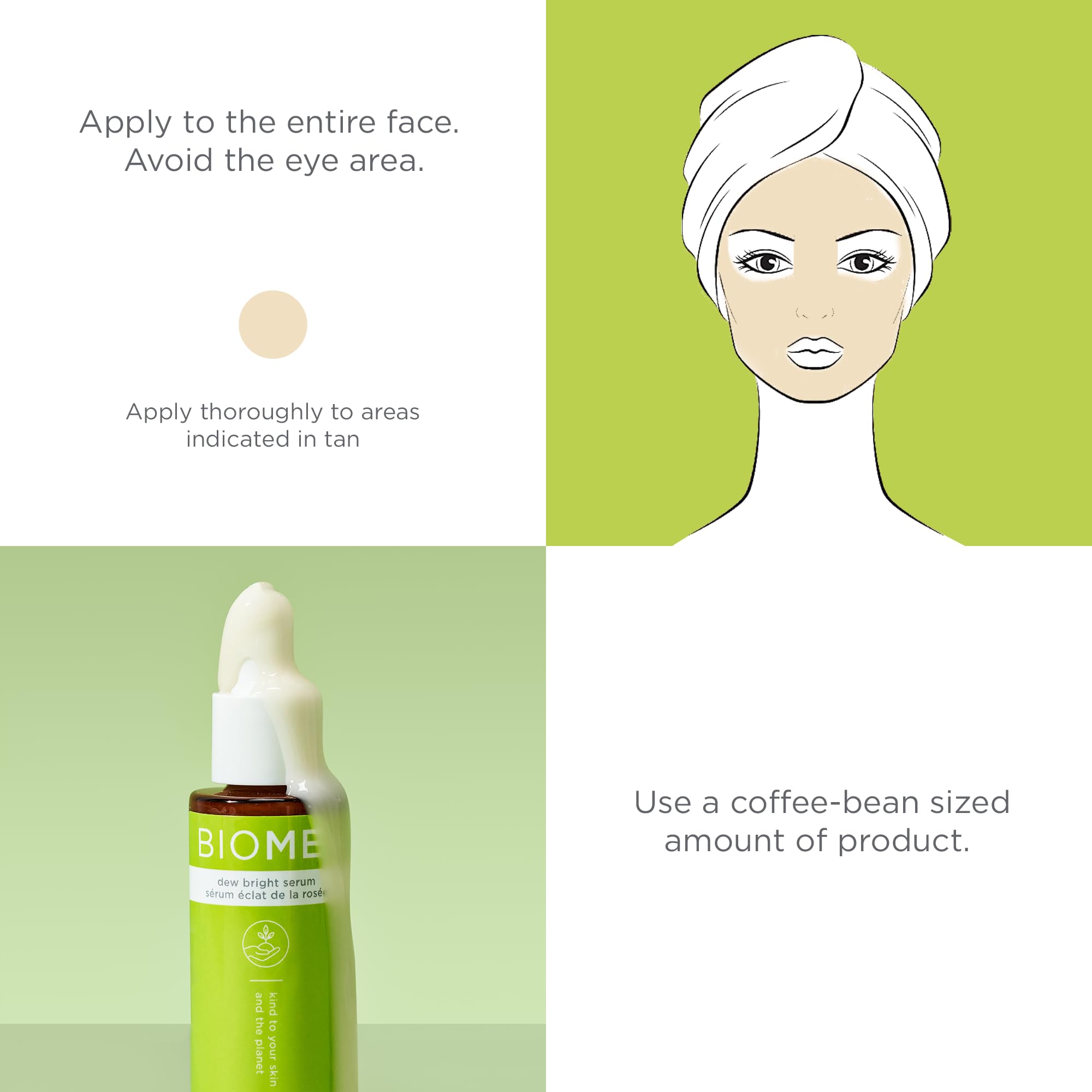 Image Skincare, Biome+ Dew Bright Serum, Microbiome Friendly Facial Serum, Boosts Luminosity And Enhances Elasticity, 1 Fl Oz