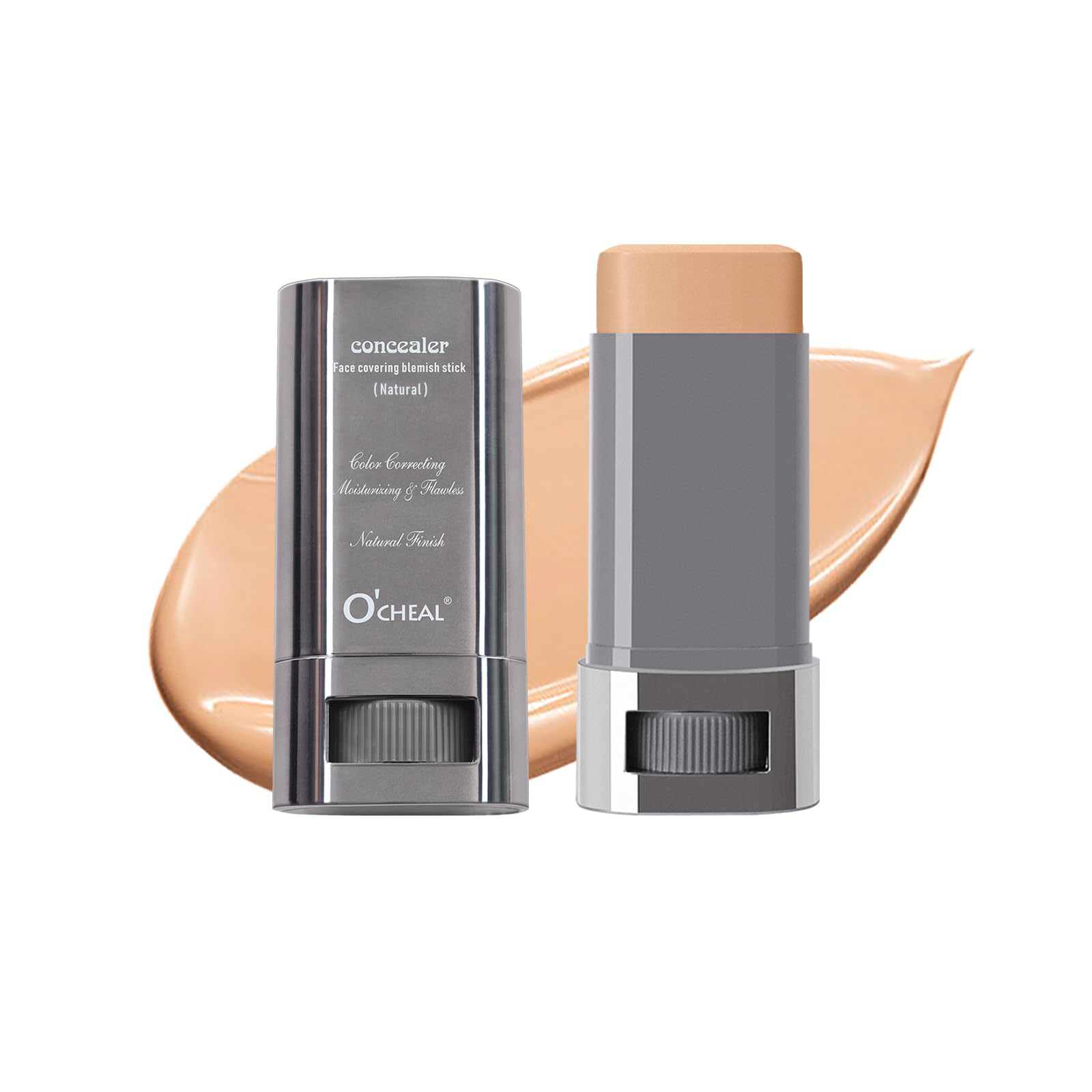 OCHEAL Hydrating Concealer Stick Full Coverage Face Makeup for All Skin Types, Long Lasting Fit & Lightweight Formula, Cruelty