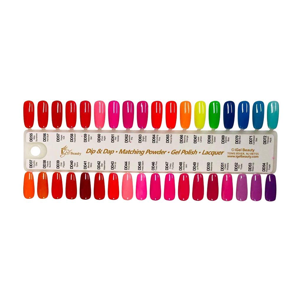 Igel - 100% Pure Nail Acrylic/ Dipping Powder - Dip & Dap Collection (Dd029 - Coral Blaze)