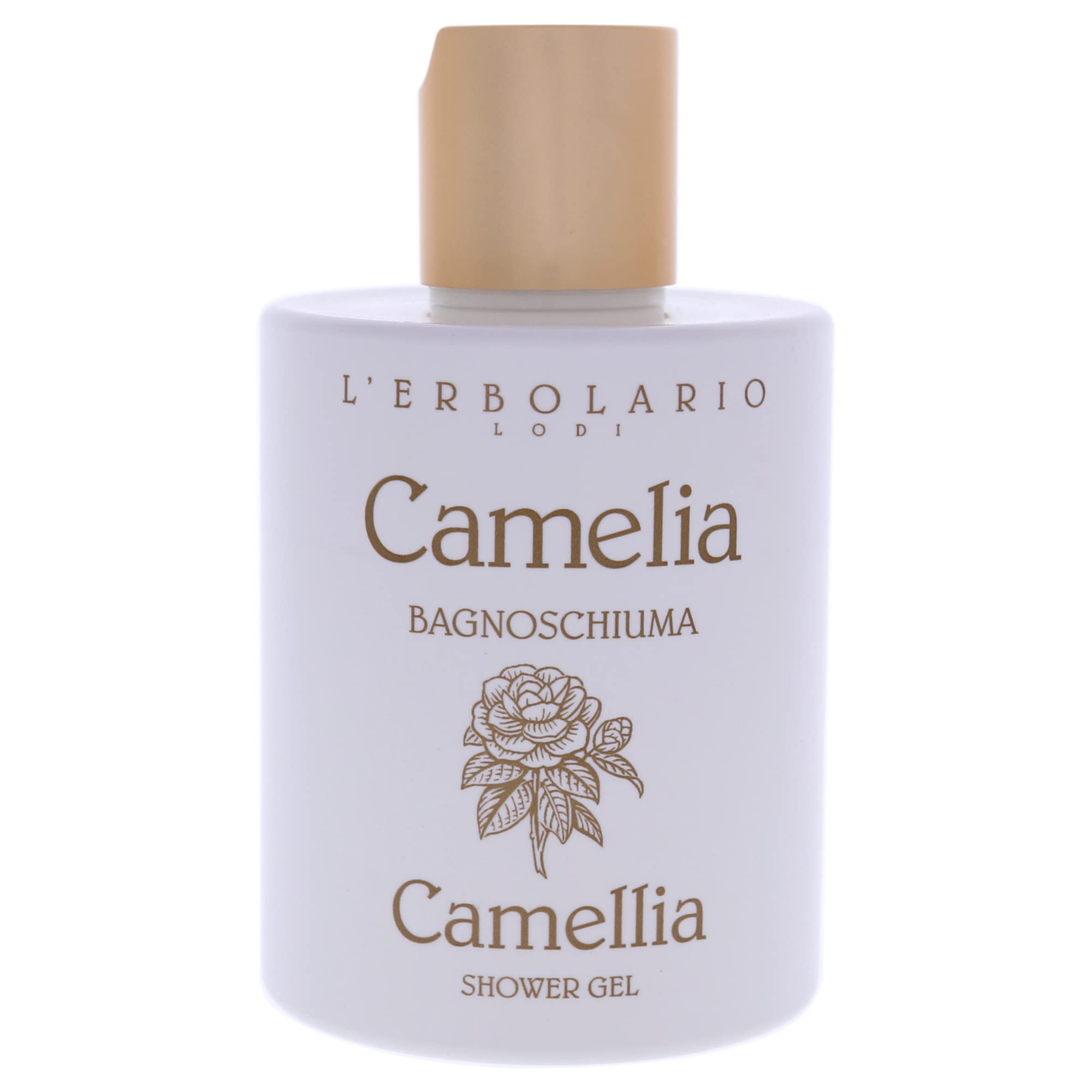 Lerbolario Camellia Shower Gel - Effective And Gentle Cleansing Action - Helps Skin Maintain Its Natural Moisture - Harmony Of L