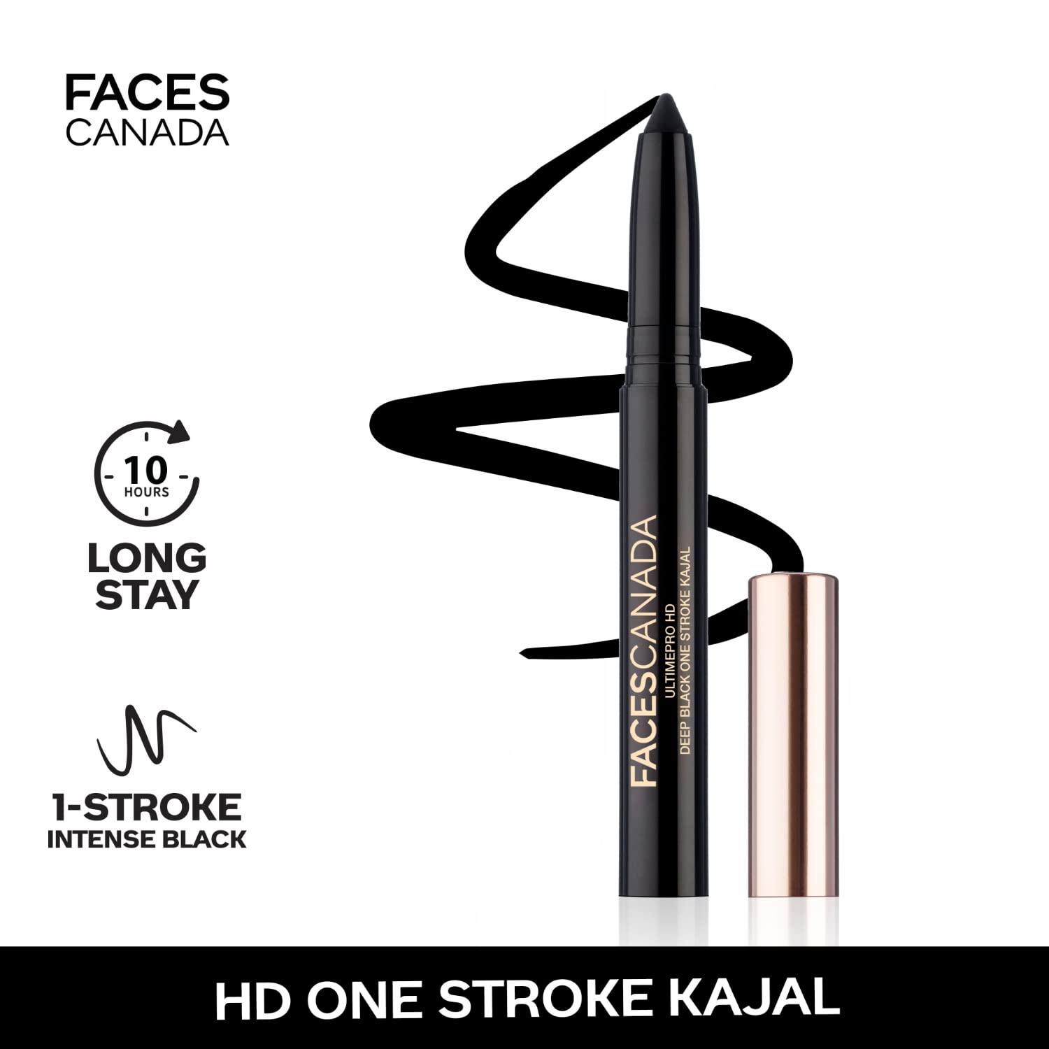 Facescanada Ultime Pro Hd Deep Black One Stroke Kajal