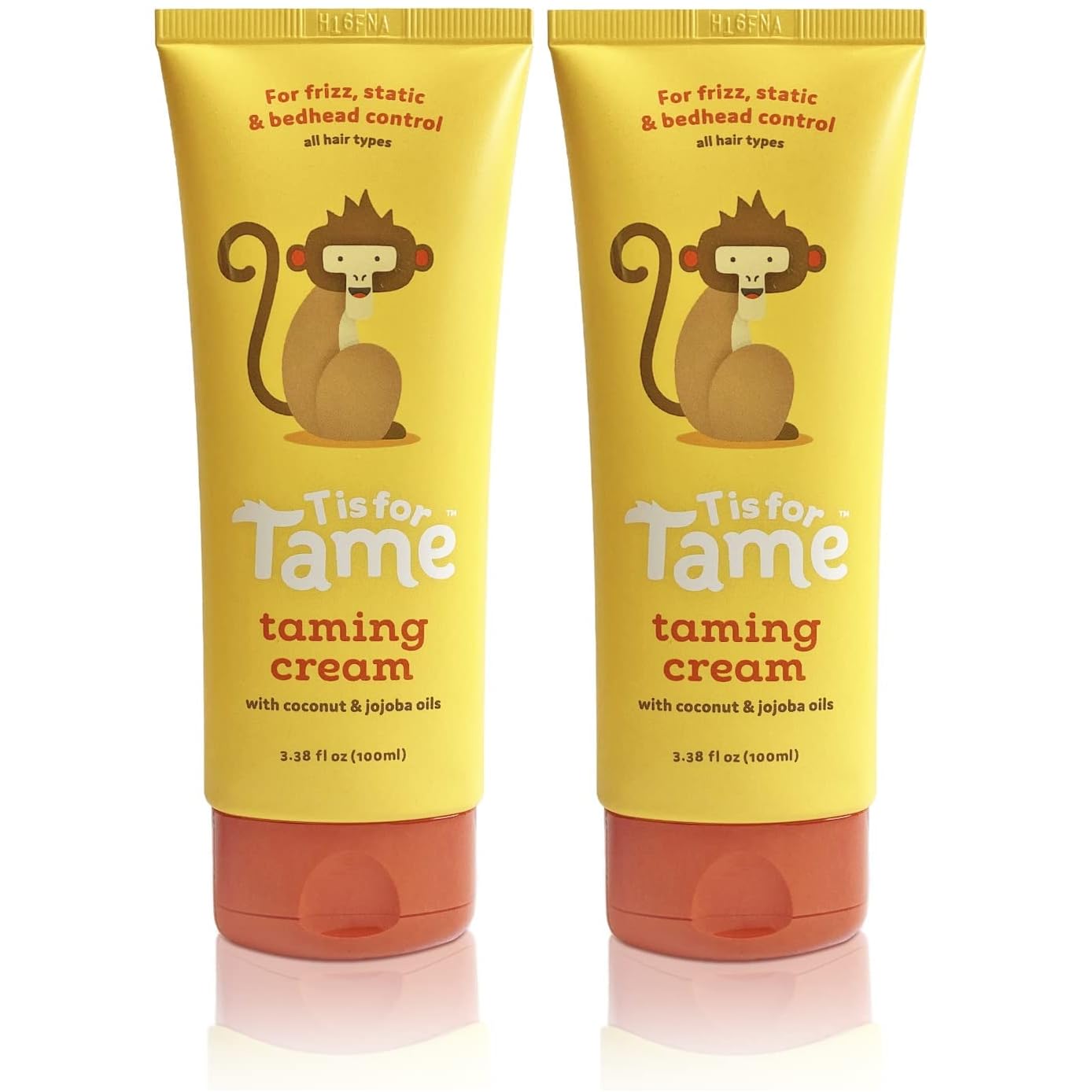 T is for Tame - All-Natural Hair Taming Cream for Kids, Frizz & Flyaway Control, Coconut Oil & Jojoba Leave-In, Safe for Babies 