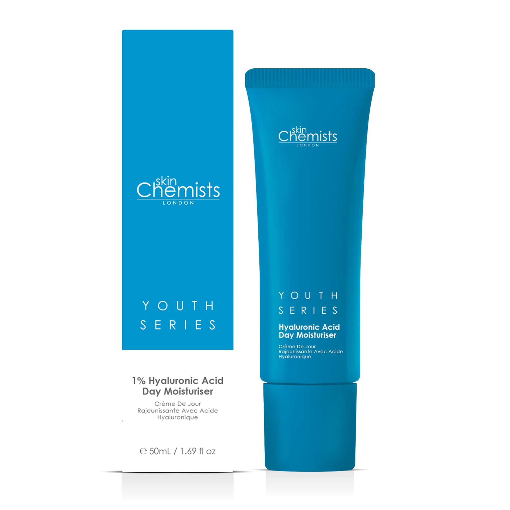 Skin Chemists Hyaluronic Acid Anti Aging Day Cream | Anti Aging Skin care Face Moisturizer with 1% Hyaluronic Acid and Natural L