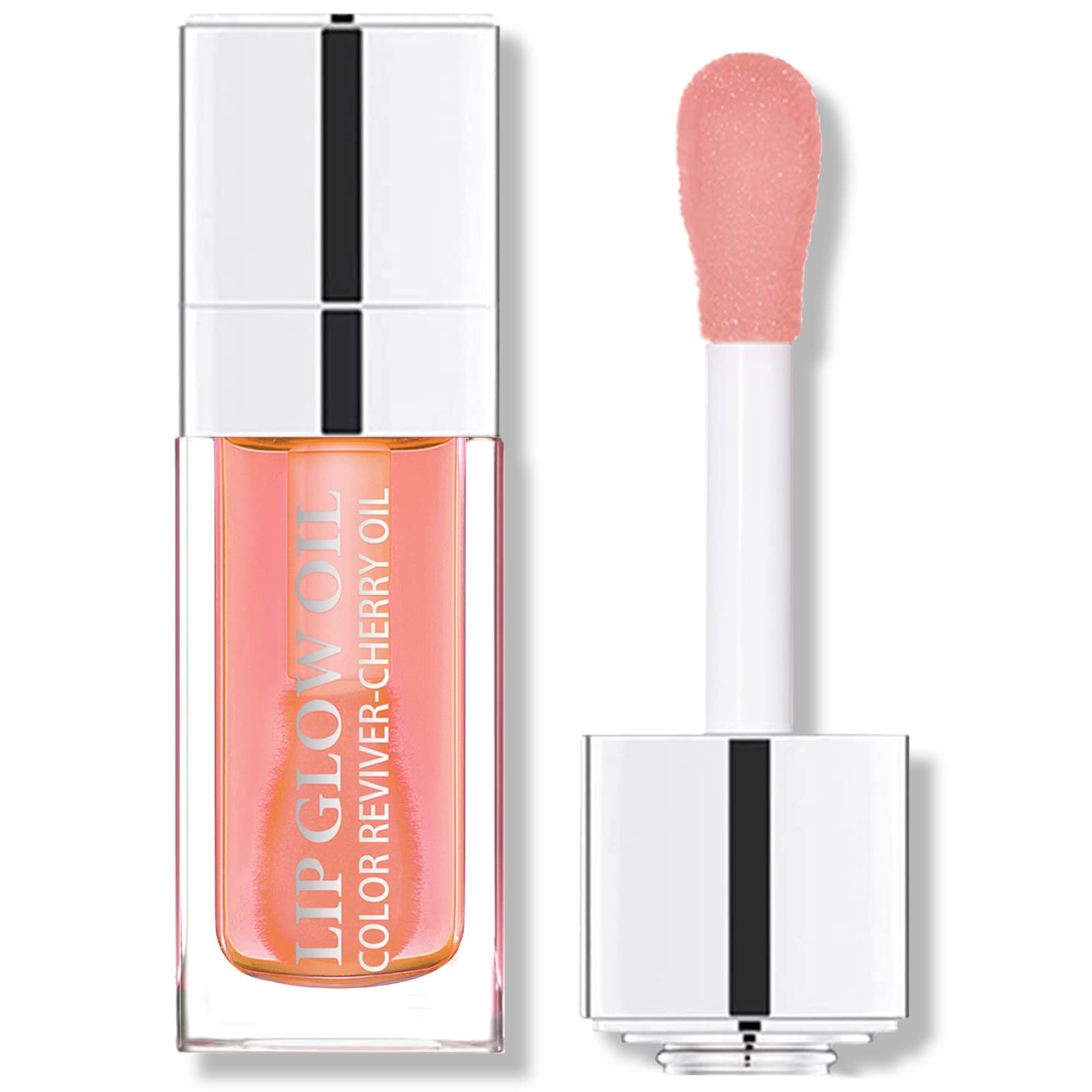 Hydrating Plumping Lip Oil Lip Gloss Lip Balm Lip Care Transparent Toot Tinted Sheer Color Liquid Lip Oil Moisturizing Lip Oil, 