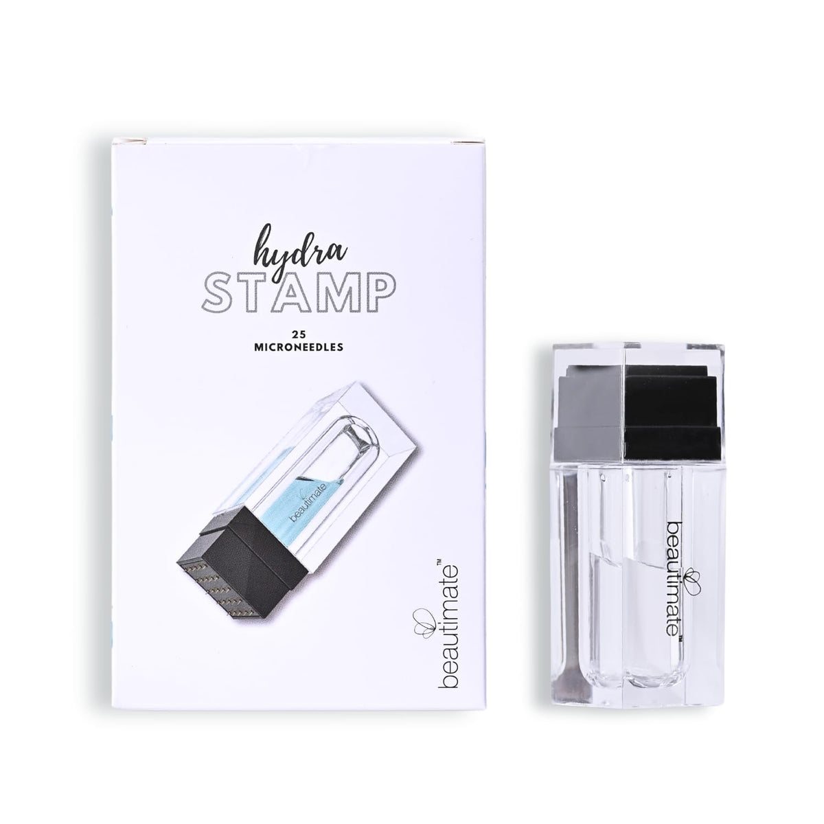 beautimate Hydra Stamp - Derma Stamp and Serum Infusion Tool - Skincare Tool for Home Use - For Face, Hair, and Beard - 0.25mm