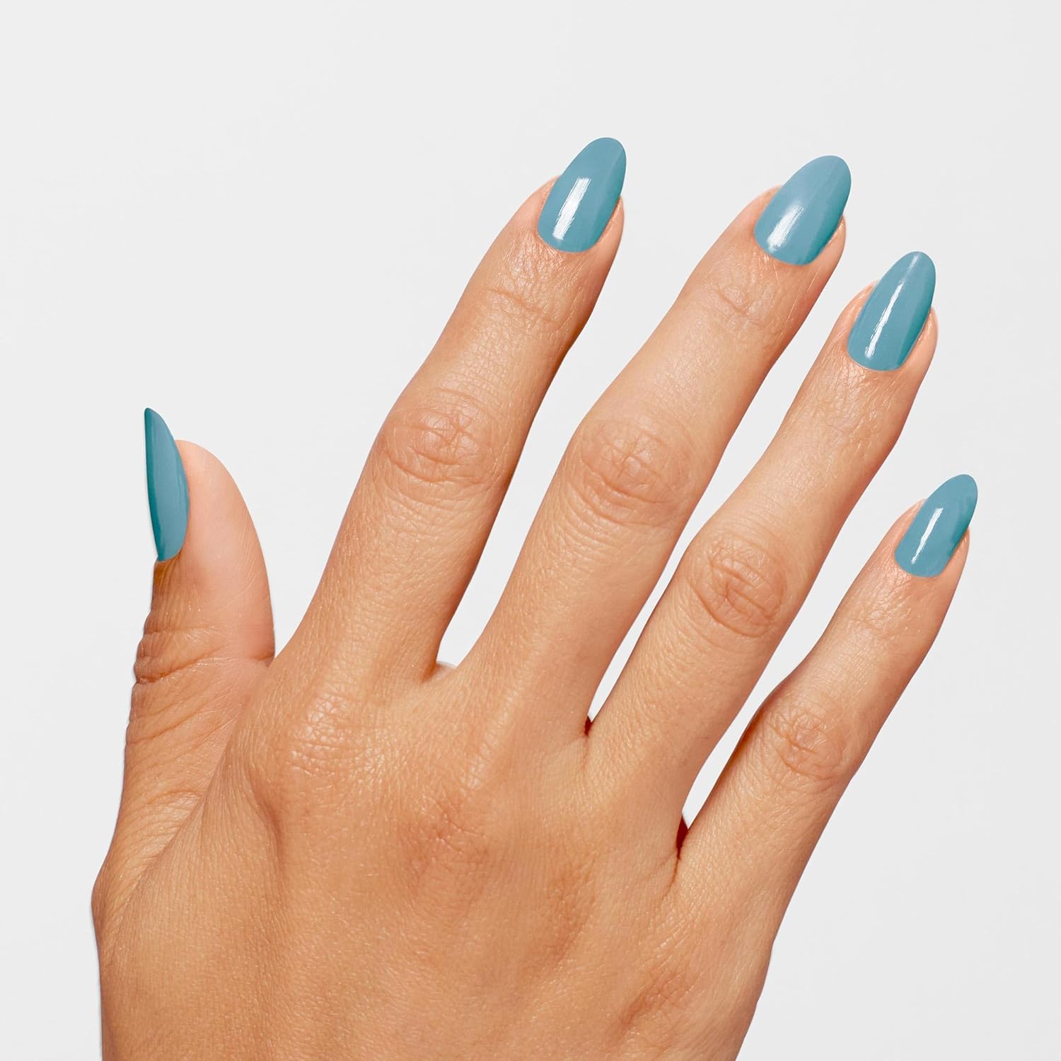 Opi Infinite Shine Last From The Past | Opaque Bright Blue Crme Long Wear Gel Like Nail Polish | Vegan, Long Lasting, Streak Fre