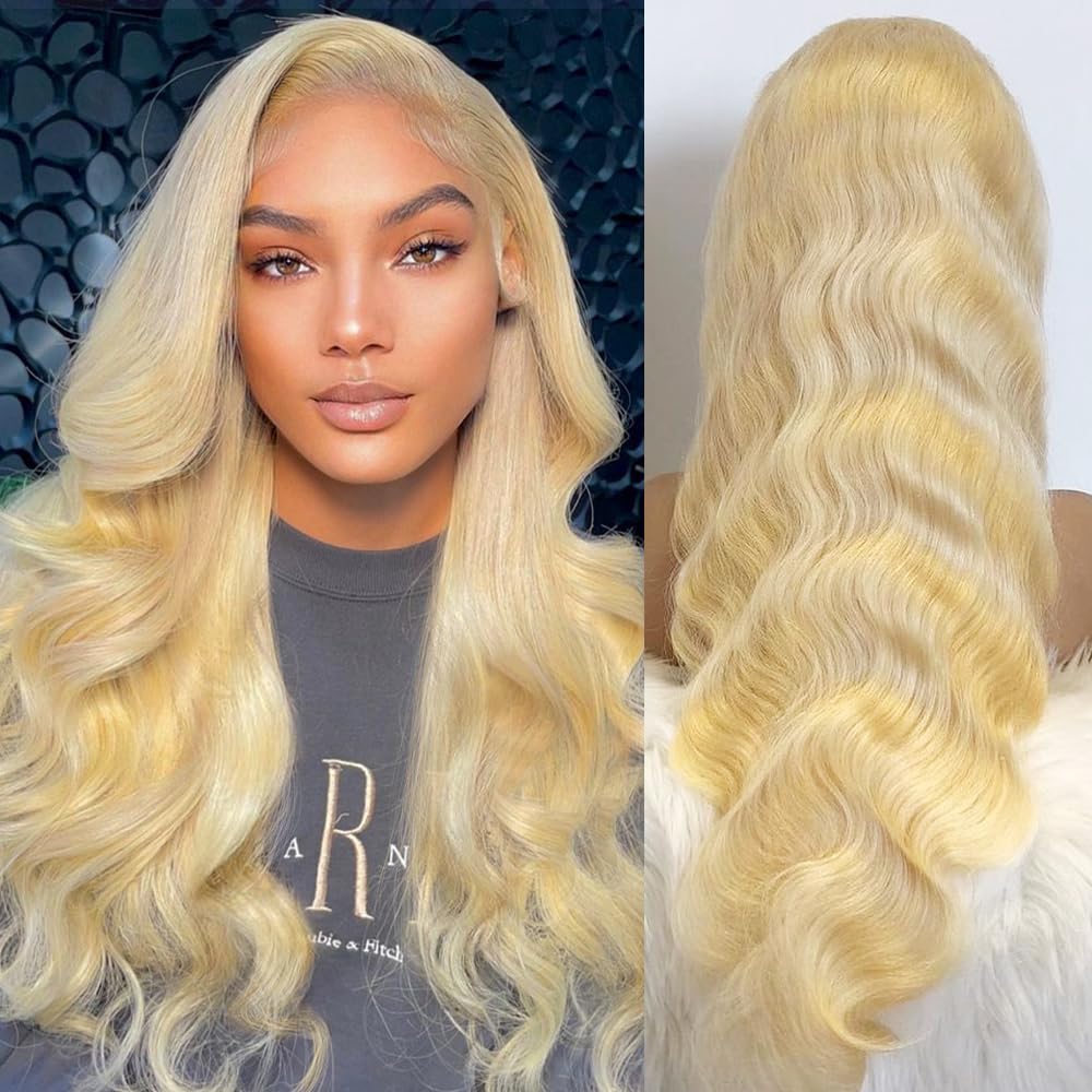Lotulo 13x6 613 Lace Front Wig Human Hair, 613 Body Wave Lace Front Wig Human Hair, Transparent Lace Front Wigs Human Hair Pre P