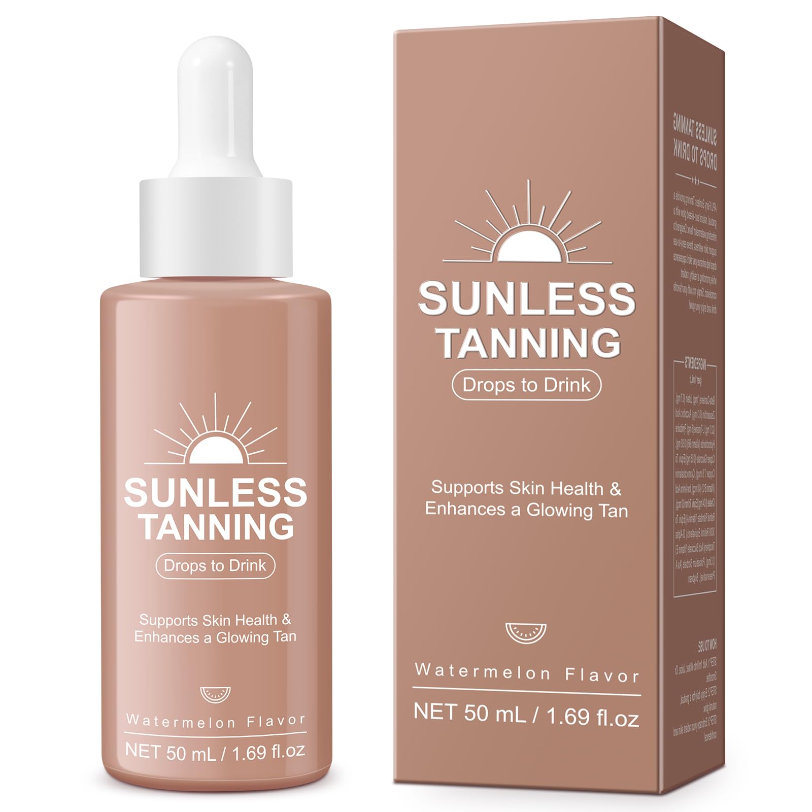 Tanning Drops to Drink  Sunless Tanning Drops To Drink  Bronze Tanning for Face and Body, Promotes Healthy Skin, Suitable for 