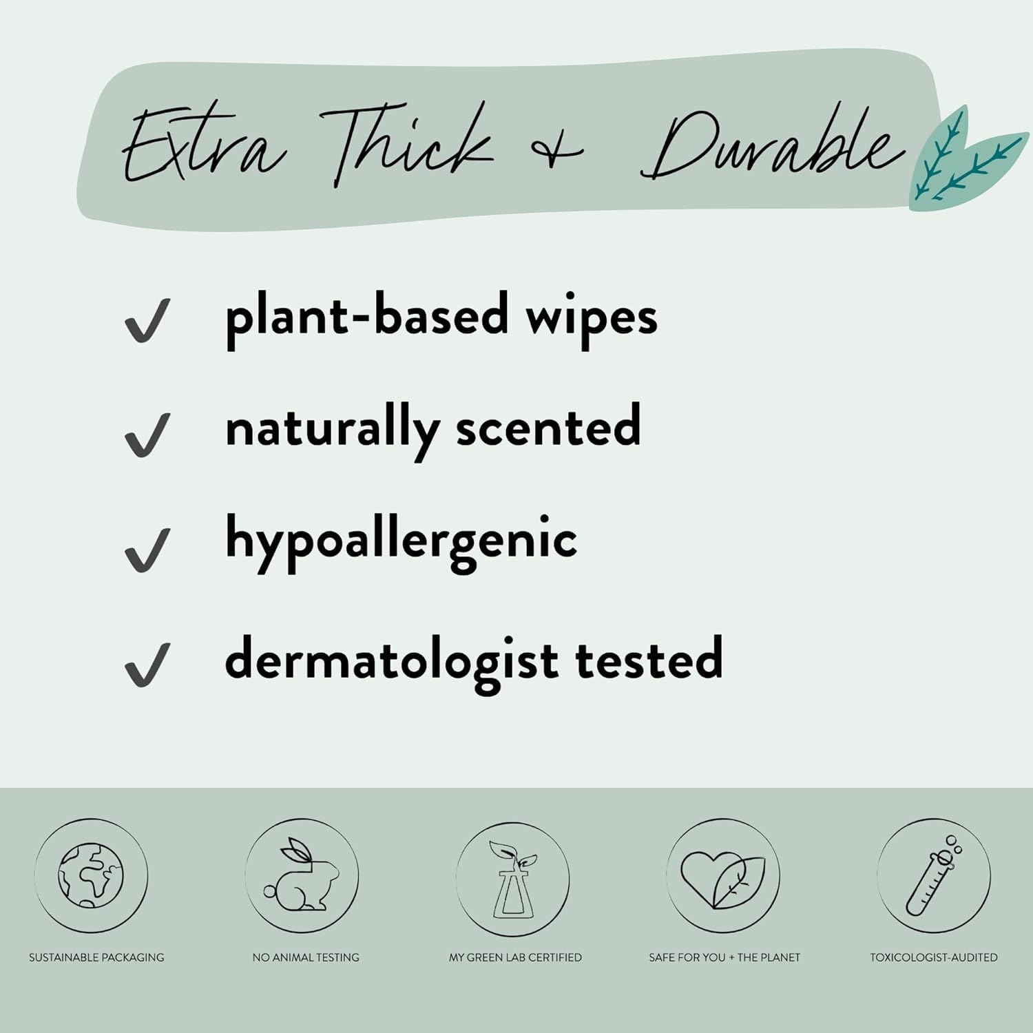 The Honest Company Hydrate + Cleanse Naturally Scented Wipes | Cleansing Multi-Tasking Wipes | 99% Water, Plant-Based, Hypoaller