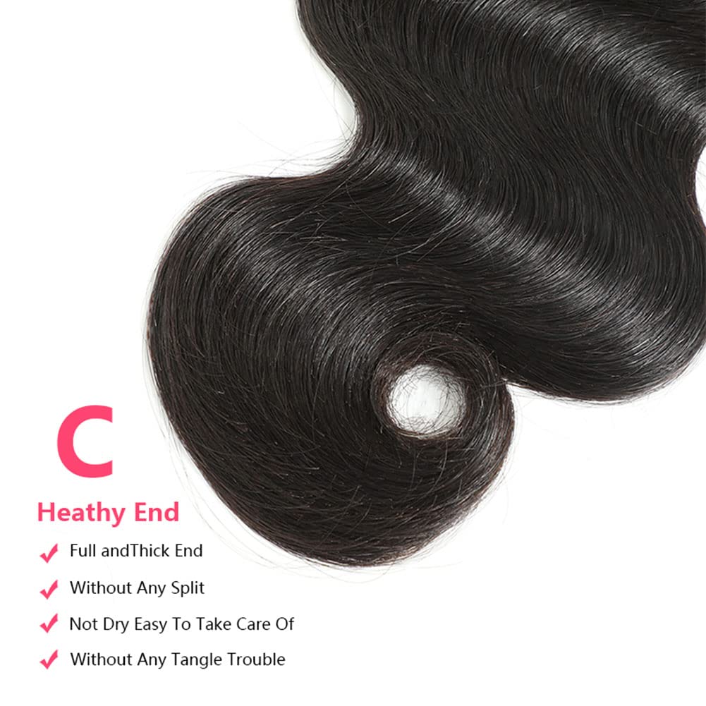 10A Brazilian Body Wave Bundles 18 20 22 Inch Human Hair Bundles 100% Unprocessed Virgin Hair Body Wave 3 Bundles Human Hair Wea