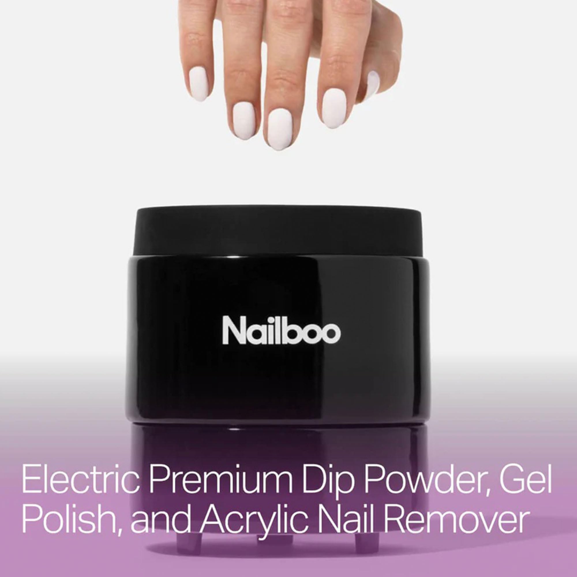 Nailboo Acetone Nail Polish Remover & Heated Soak Off Bowl Kit - Pure Acetone 16fl oz & Electric Nail Removal System for Dip Pow