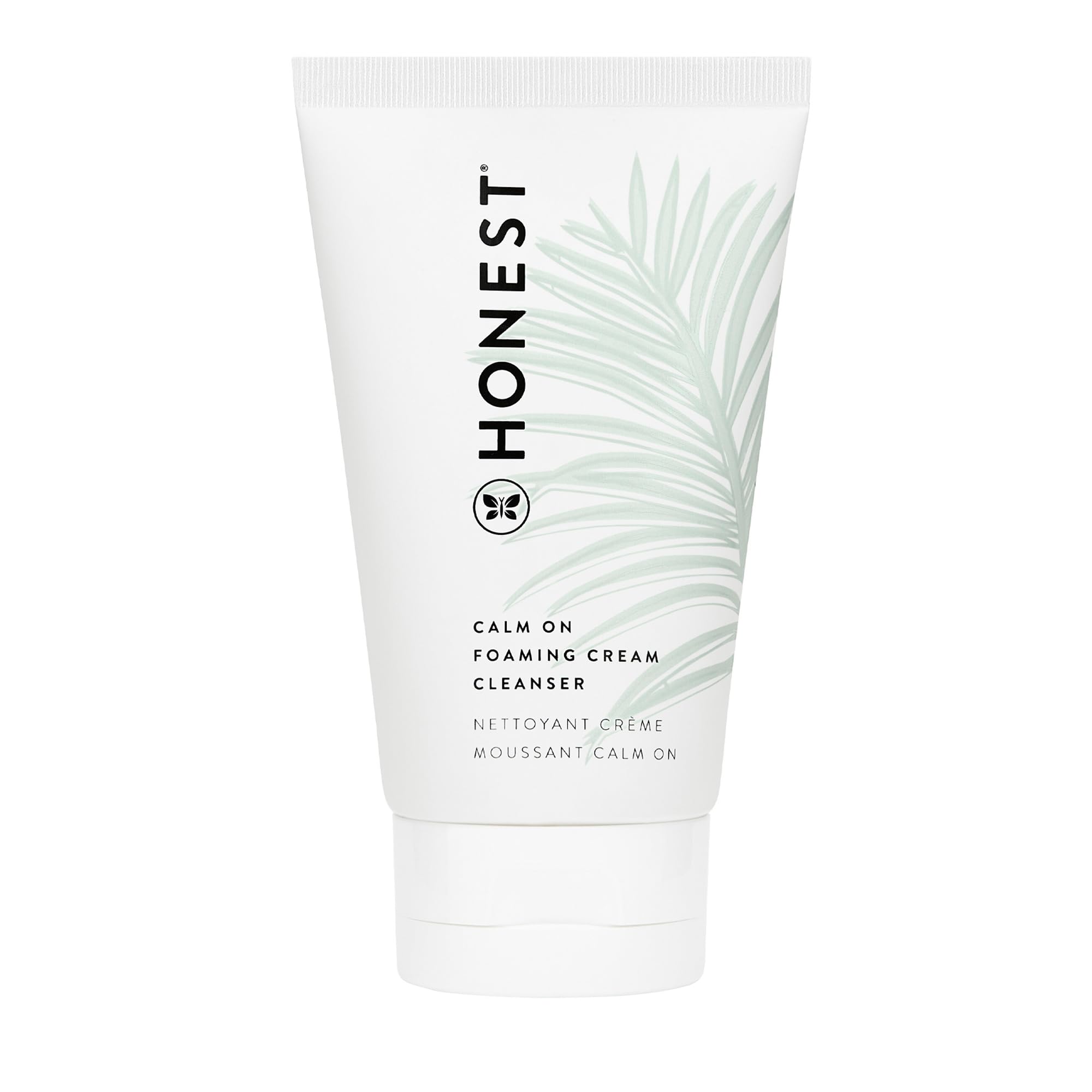 Honest Beauty Calm On Foaming Cream Cleanser For Sensitive Skin | Hyaluronic Acid + Calming Phyto-Blend | Ewg Verified, Vegan +
