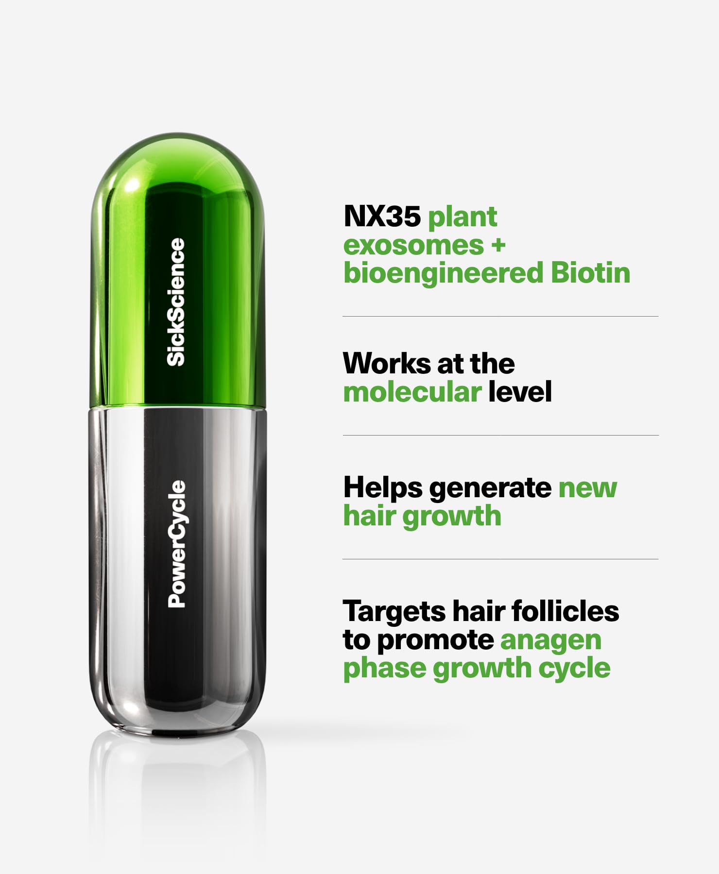 PowerCycle Scalp Treatment Serum, Promote hair growth, Ensure stronger hair structure, Maintain hair-bonding keratin levels, and