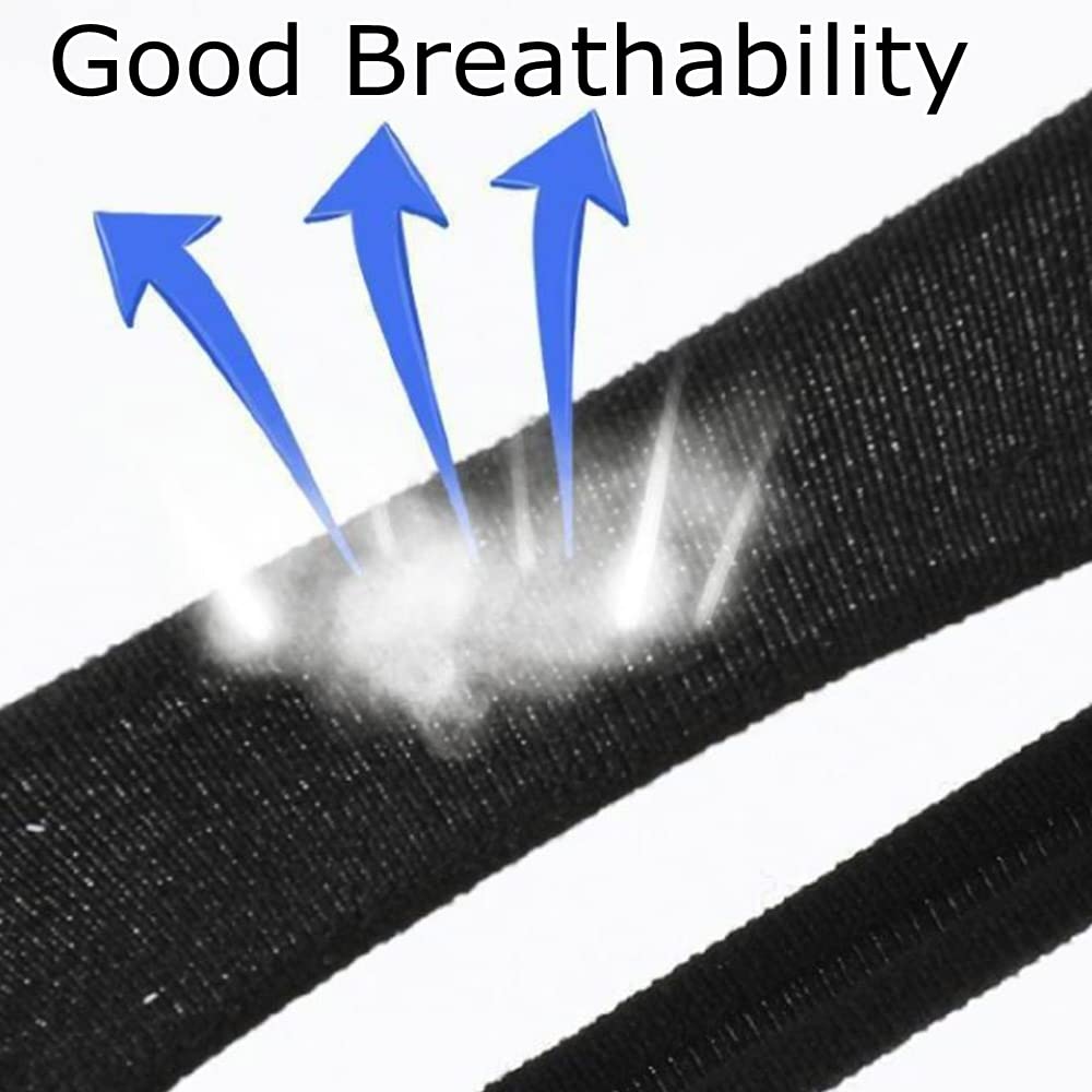 120Pcs Dark Hair Ties,Cotton Ponytail Holders Seamless Elastic Hair Bands,Women No Damage Hair Accessoires For Thick Hair,Girl A