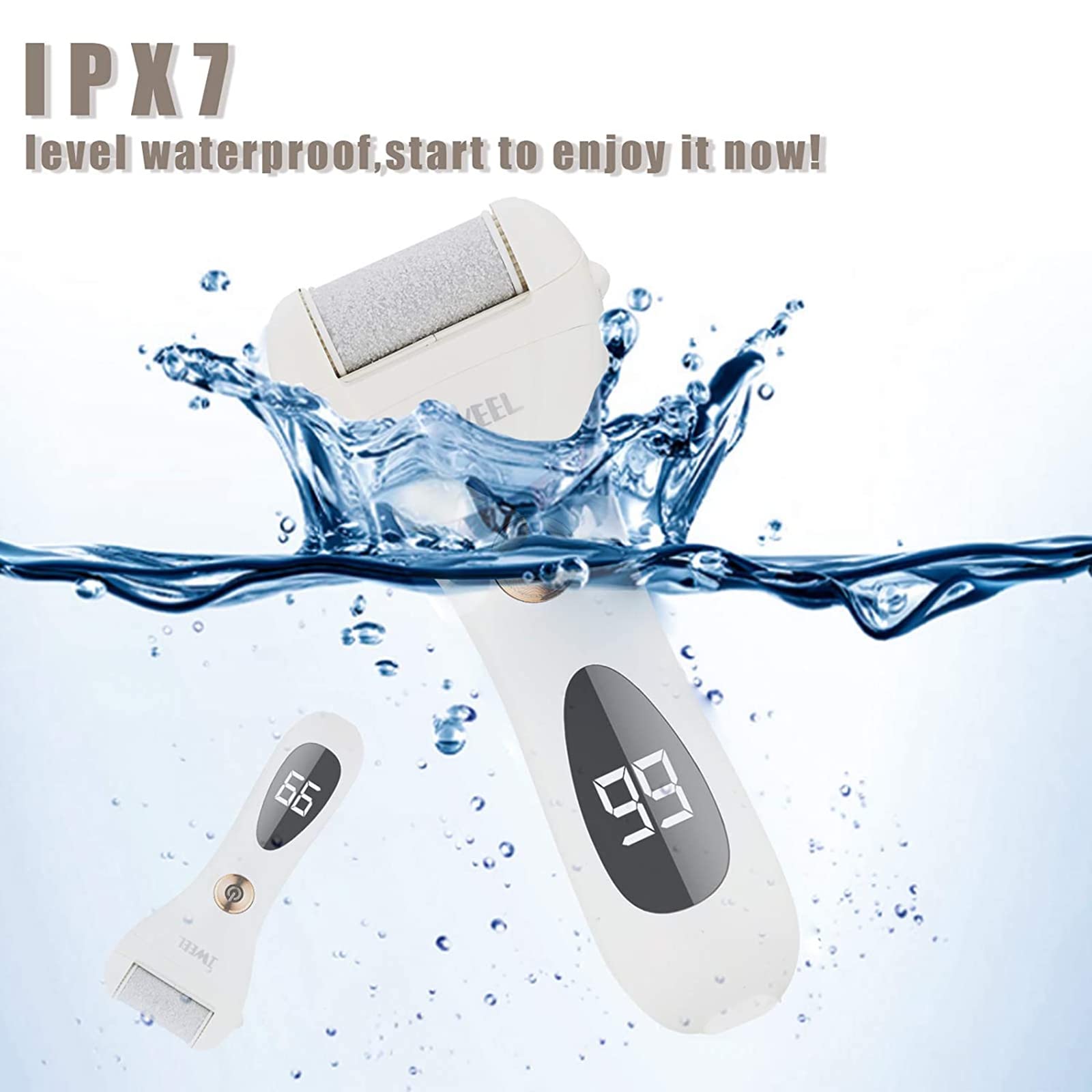 Callus Remover For Feet Shaver Rechargeable Electric Foot File Pedicure Tools For Feet Professional Callous Shaver Waterproof Pe