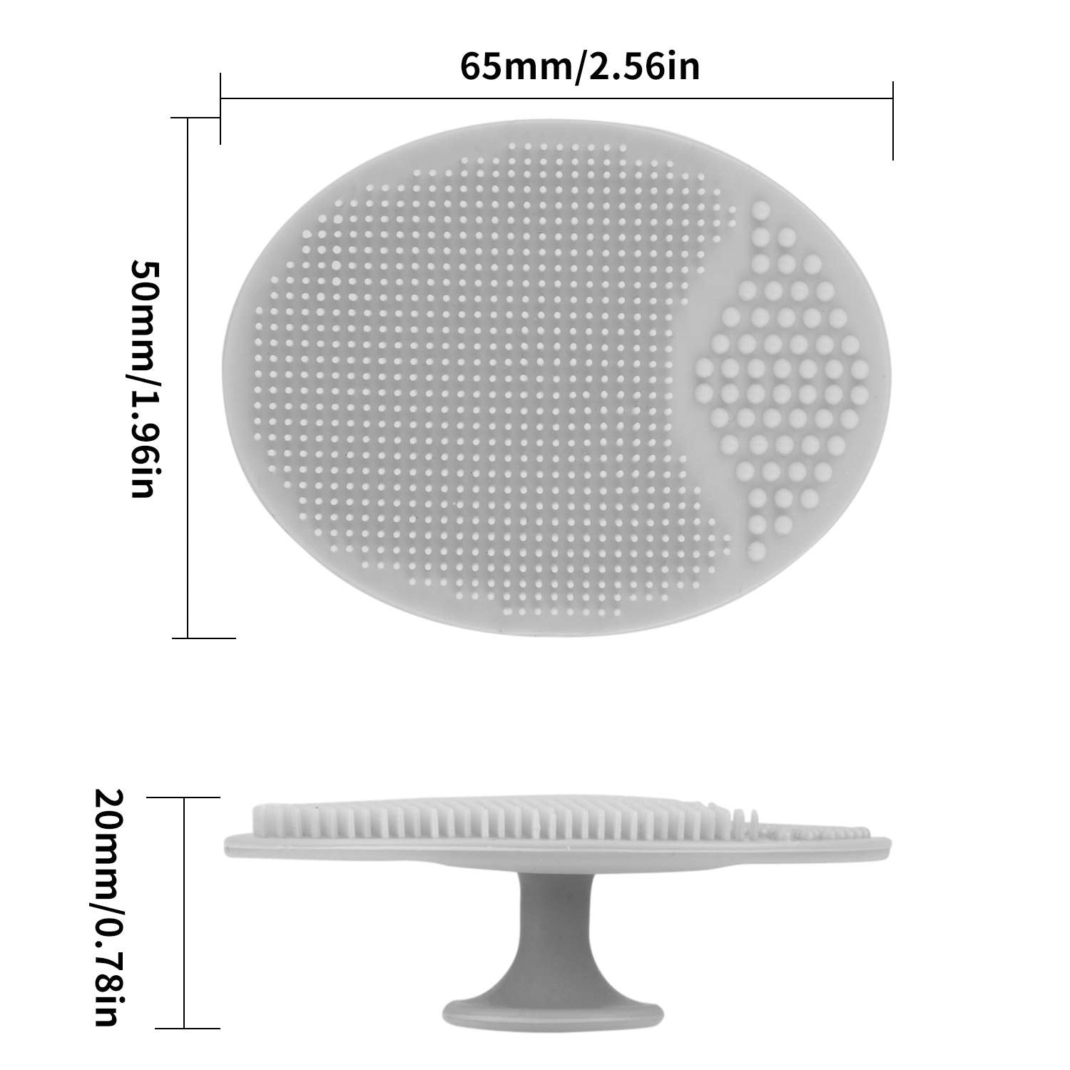 Silicone Face Scrubbers Exfoliator Brush-Facial Cleansing Brush Blackhead Scrubber Exfoliating Brush-Facial Cleansing Pads Preci
