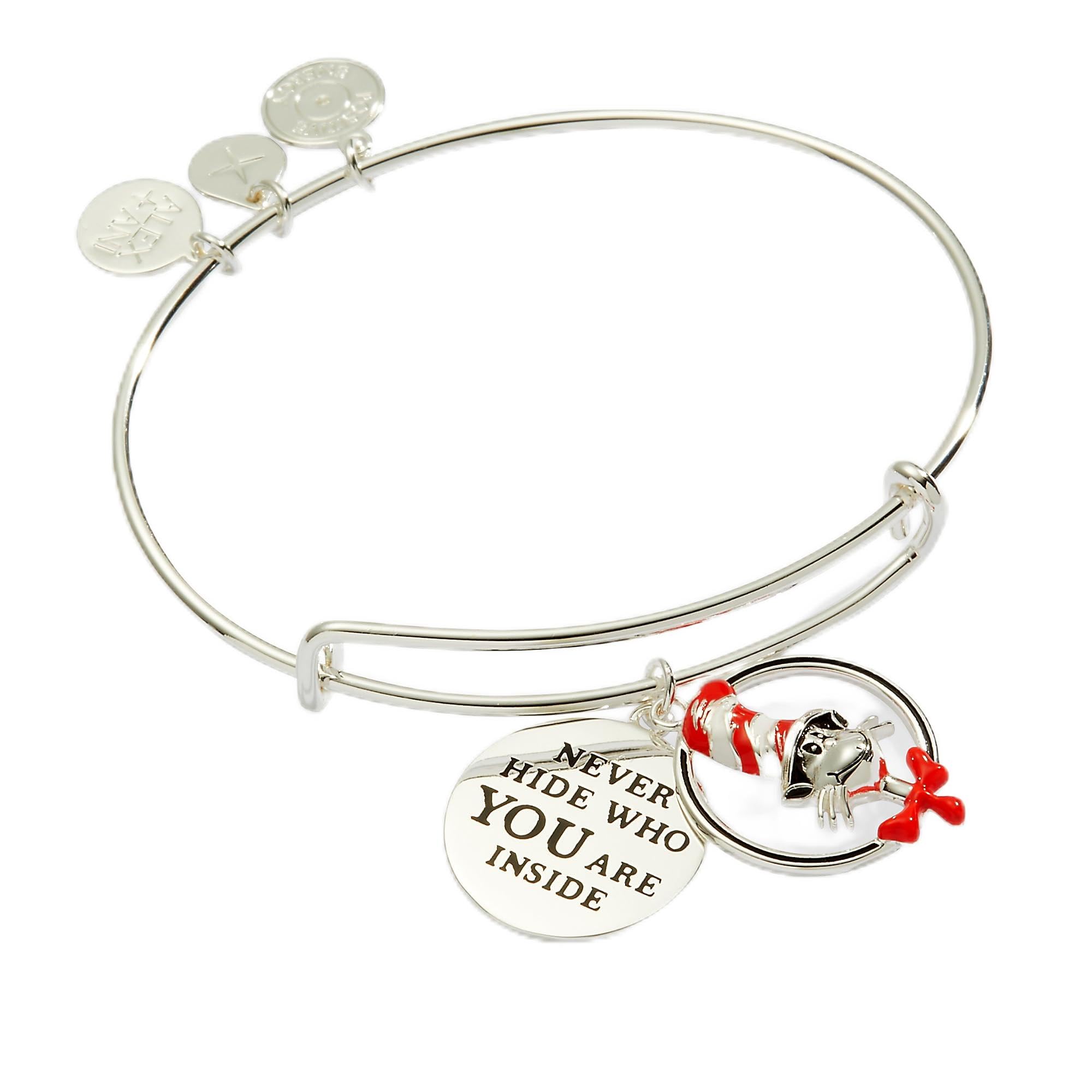 Alex and Ani Dr. Seuss The Cat in the Hat Slider Charm Bangle