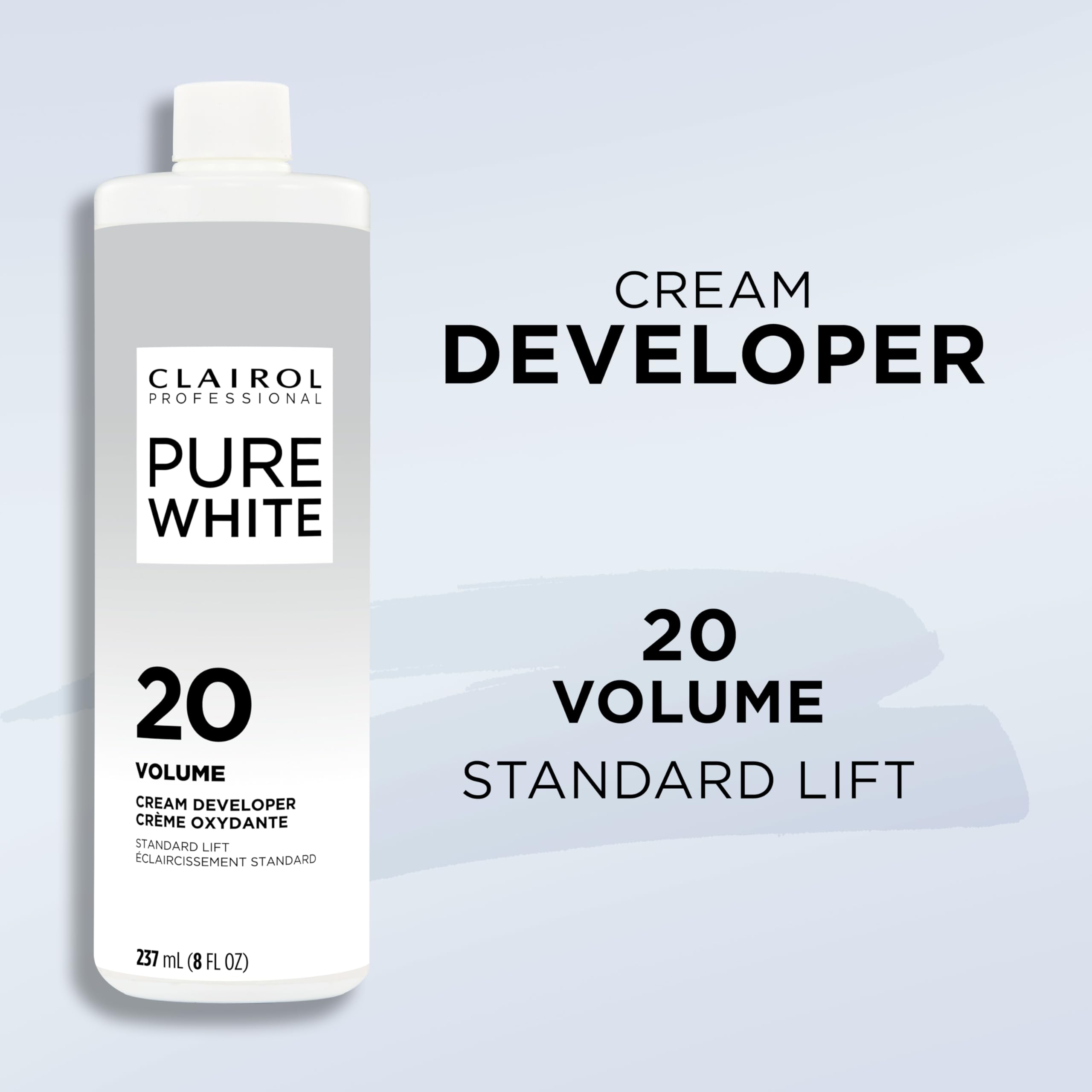 Clairol Professional Pure White 20 volume Crme Developer, 2 oz