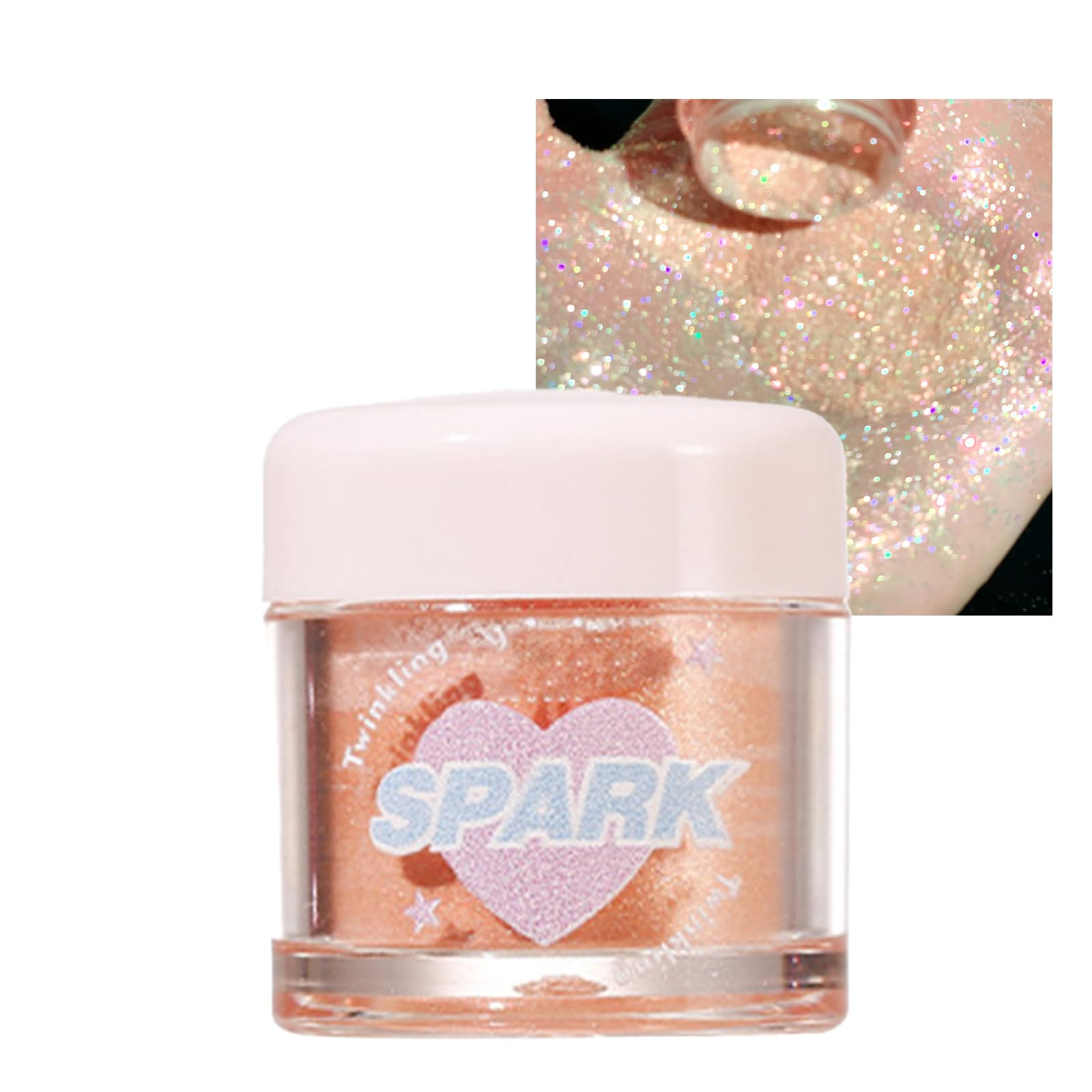 Glitter Eyeshadow Loose Powder, Bling Under Eye Shadow, Korean Makeup