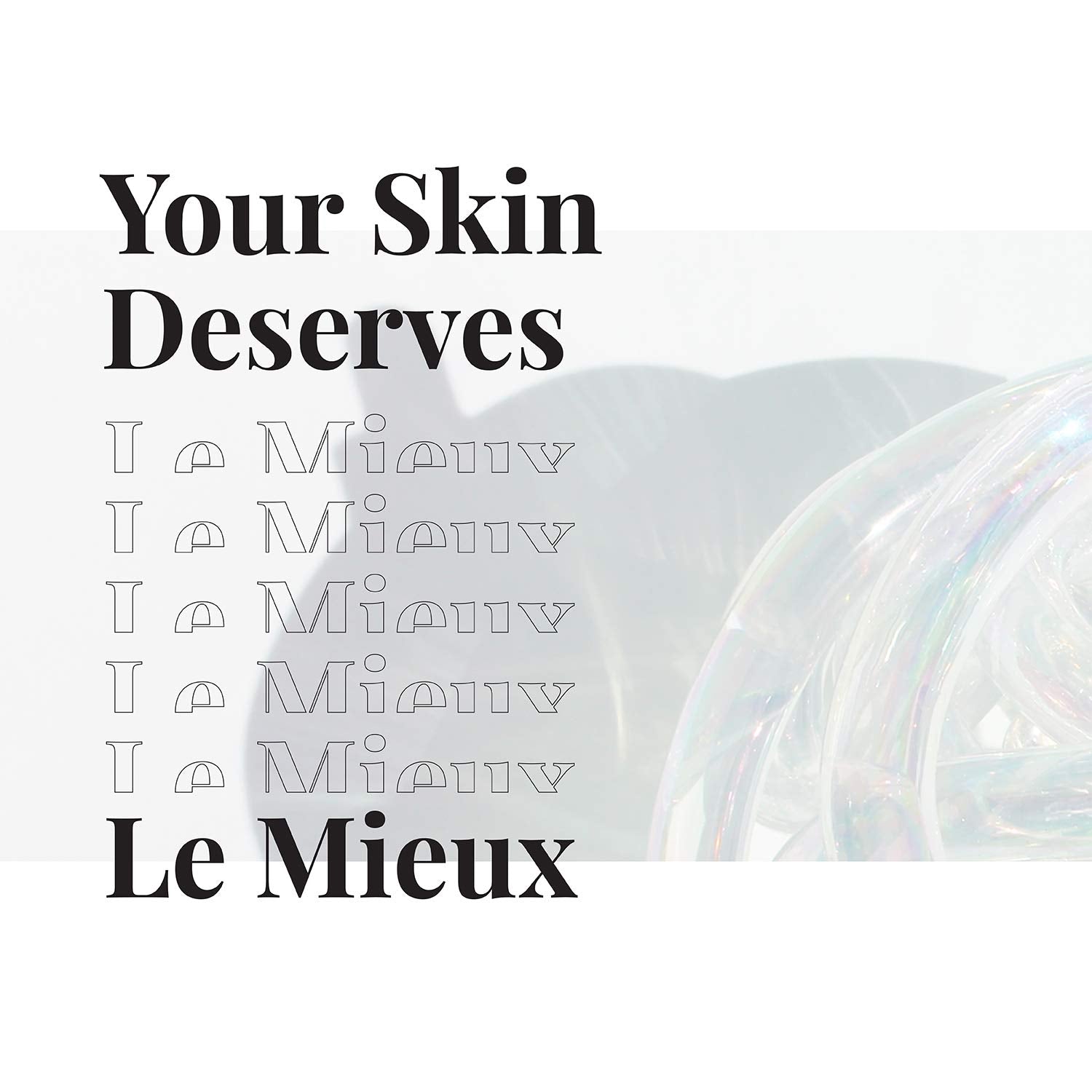 Le Mieux Icy Revitalizing Mask - Cooling, Soothing Clay Face Mask with French Green Clay & Amazon White Clay, Facial Mask for Oi