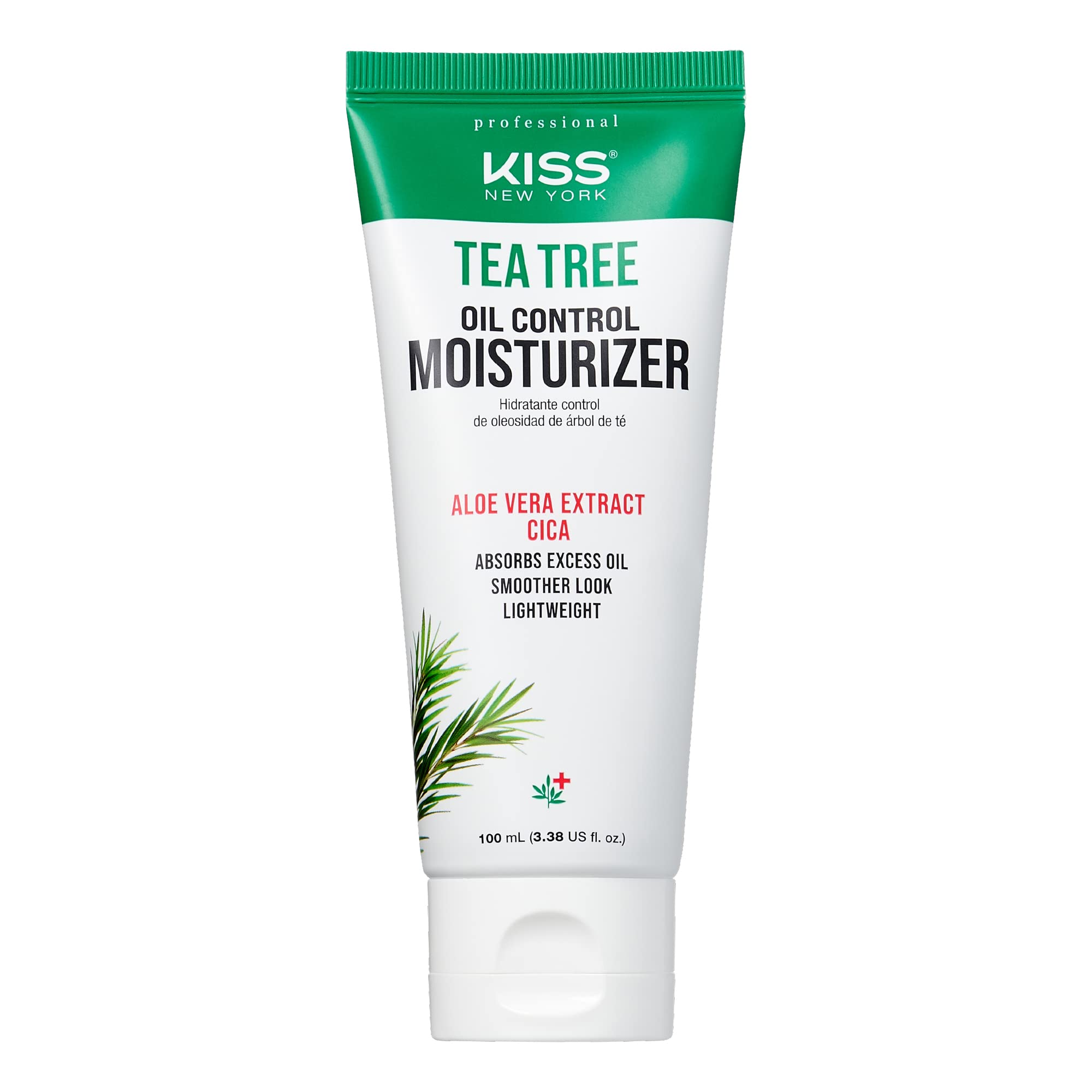 Kiss New York Face Moisturizer Tea Tree Oil Control Anti-Shine Facial Moisturizer, Korean Skin Care For Normal To Oily Skin, Lig