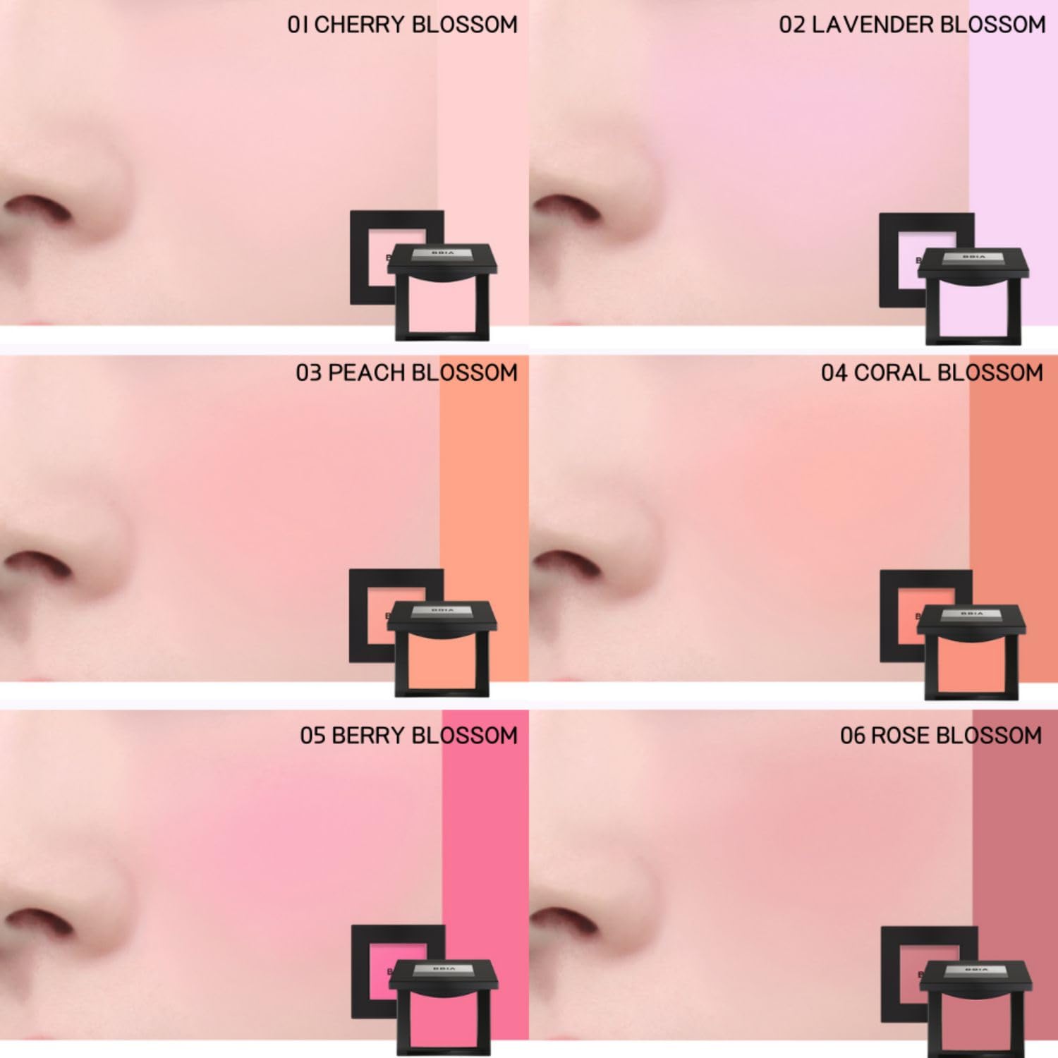Bbia Last Blush 11 Color / 0.09Oz - High Pigment Makeup Blush, Shape, Contour & Highlight Face, Long-Lasting, Matte Finish (06 R