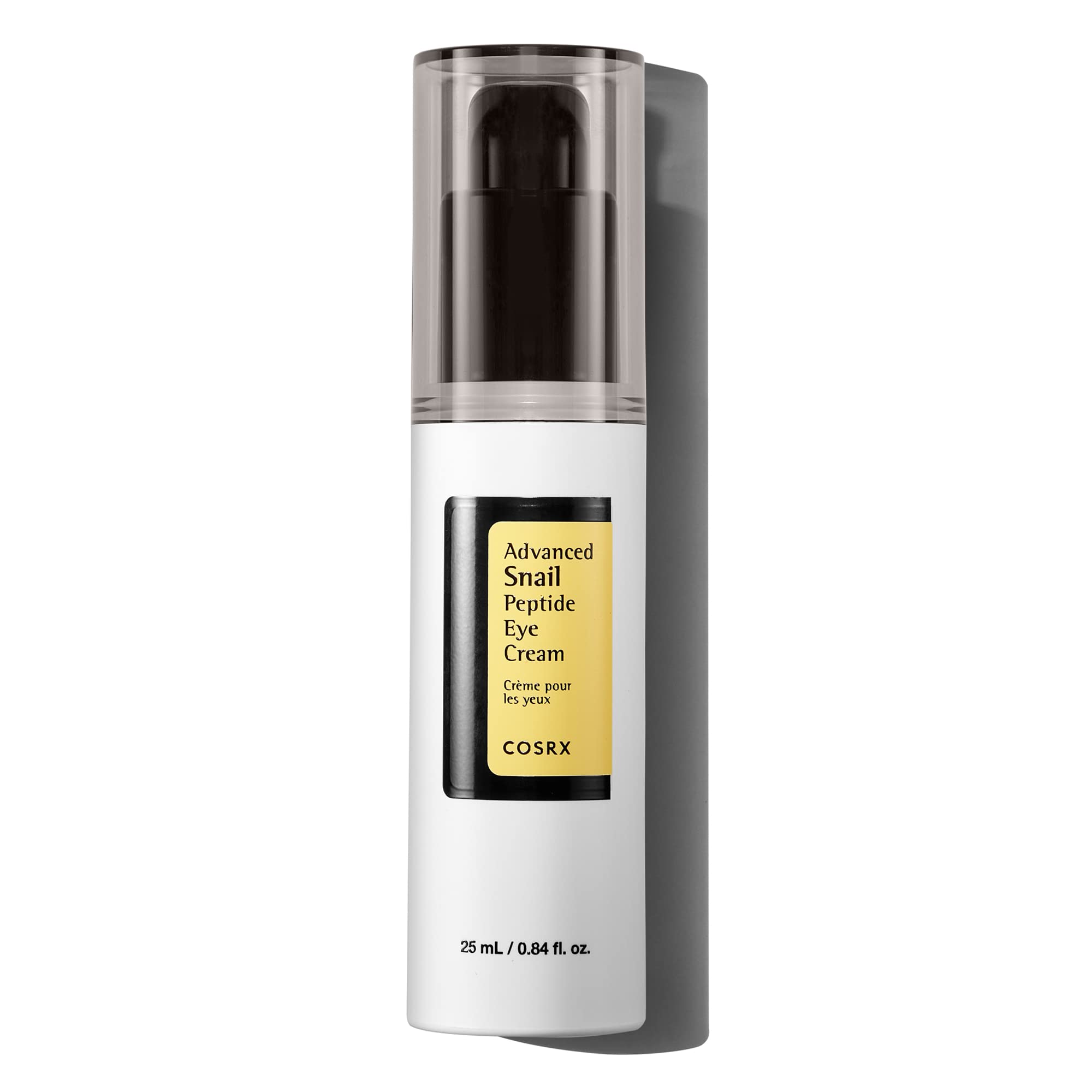 COSRX Snail Peptide Eye Cream with 73.7% Snail Mucin and Niacinamide, Brightening Korean Night Cream for Fine Lines and Dark Cir