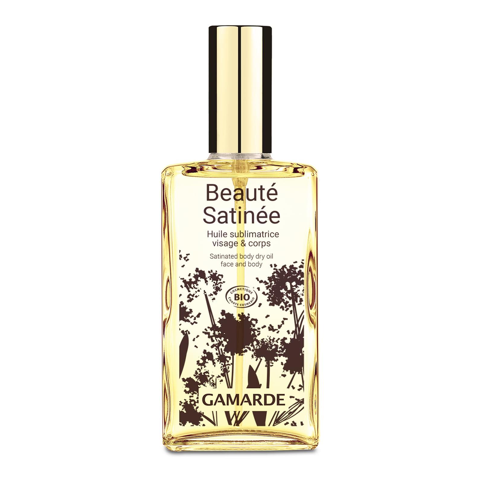 Satinated Body Dry Oil By Gamarde For Women - 3.38 Oz Oil