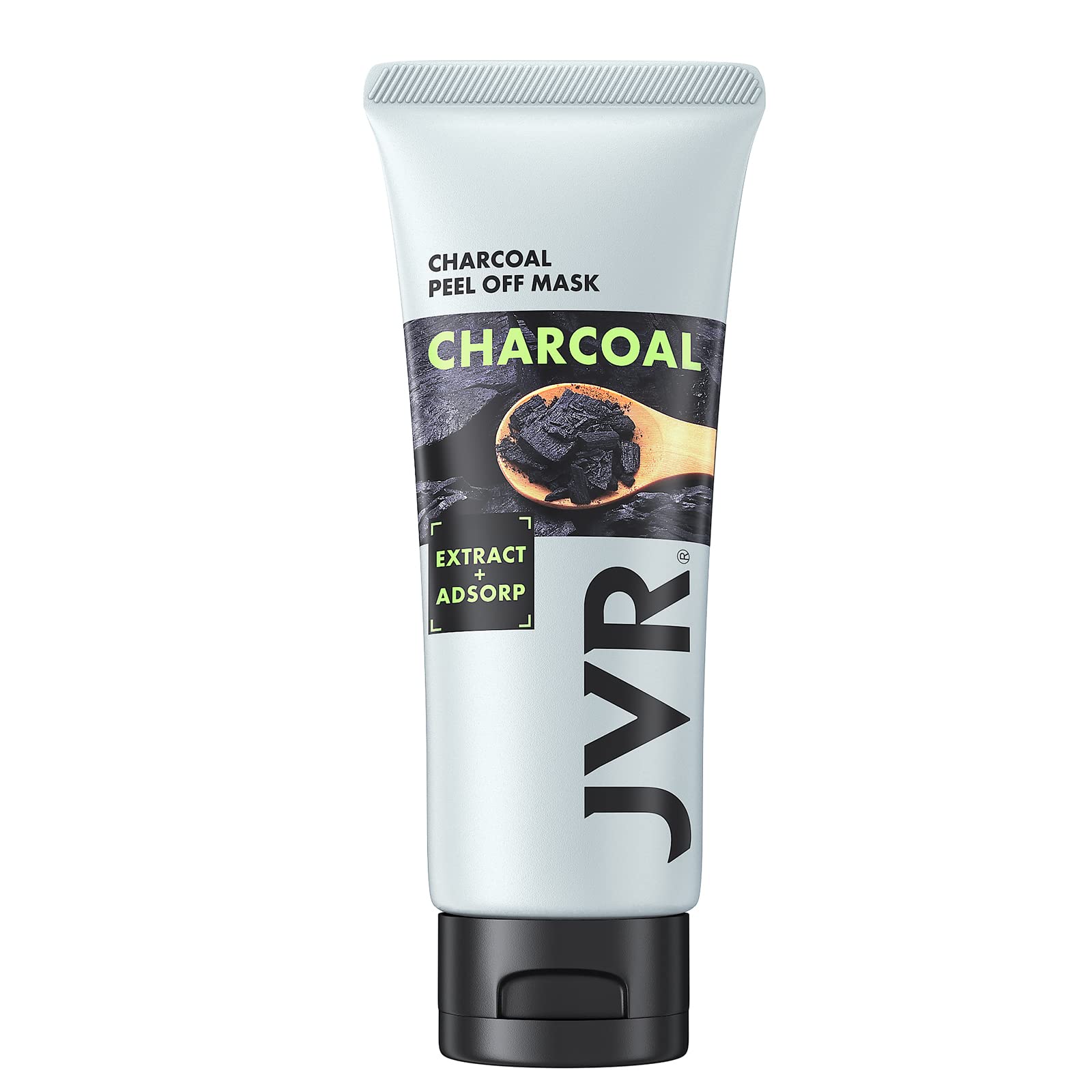 JVR Peel Off Face Mask, Blackhead Remover Mask for Men, Charcoal Peel Off Black Mask, Facial Mask Purifying and Deep Cleansing f