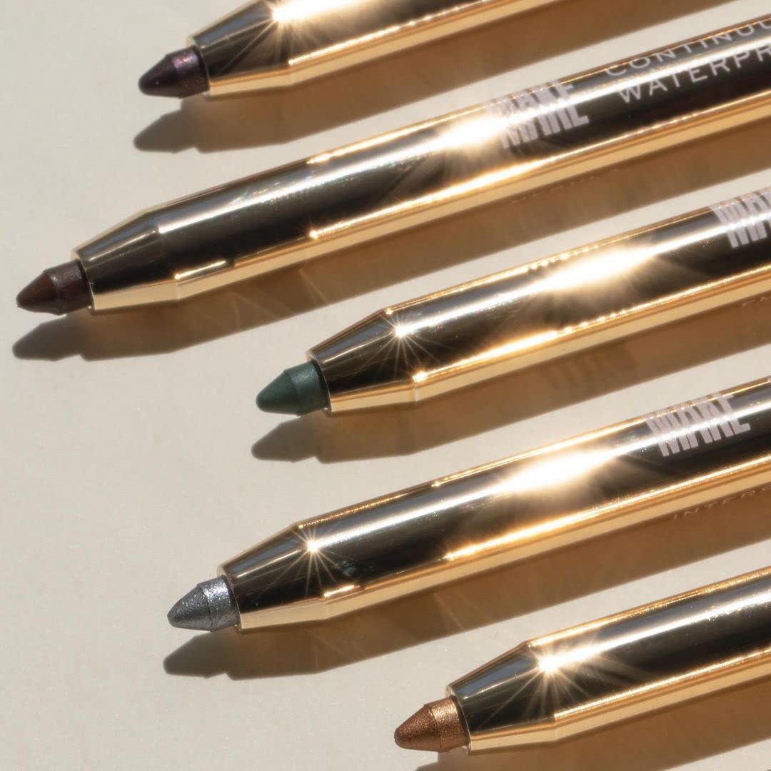 Make Continuum Waterproof Gel Eyeliner - Dark Green Eyeliner Pencil - Smudge-Proof Professional Makeup - Blue Green Eyeliner Pen