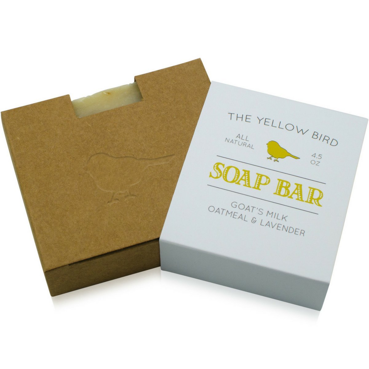 Lavender Goats Milk Soap Bar With Oats - Gentle Exfoliating Bath Soap. Moisturizing Dry Skin Face & Body Wash. Mild Natural And