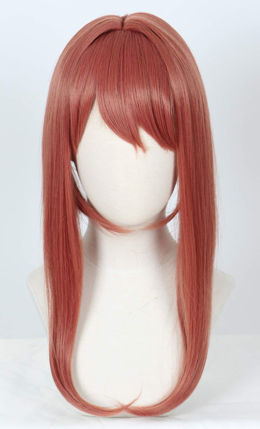 Linfairy Girl Wig Halloween Cosplay Costume Wig For Women Long Wig With White Bow