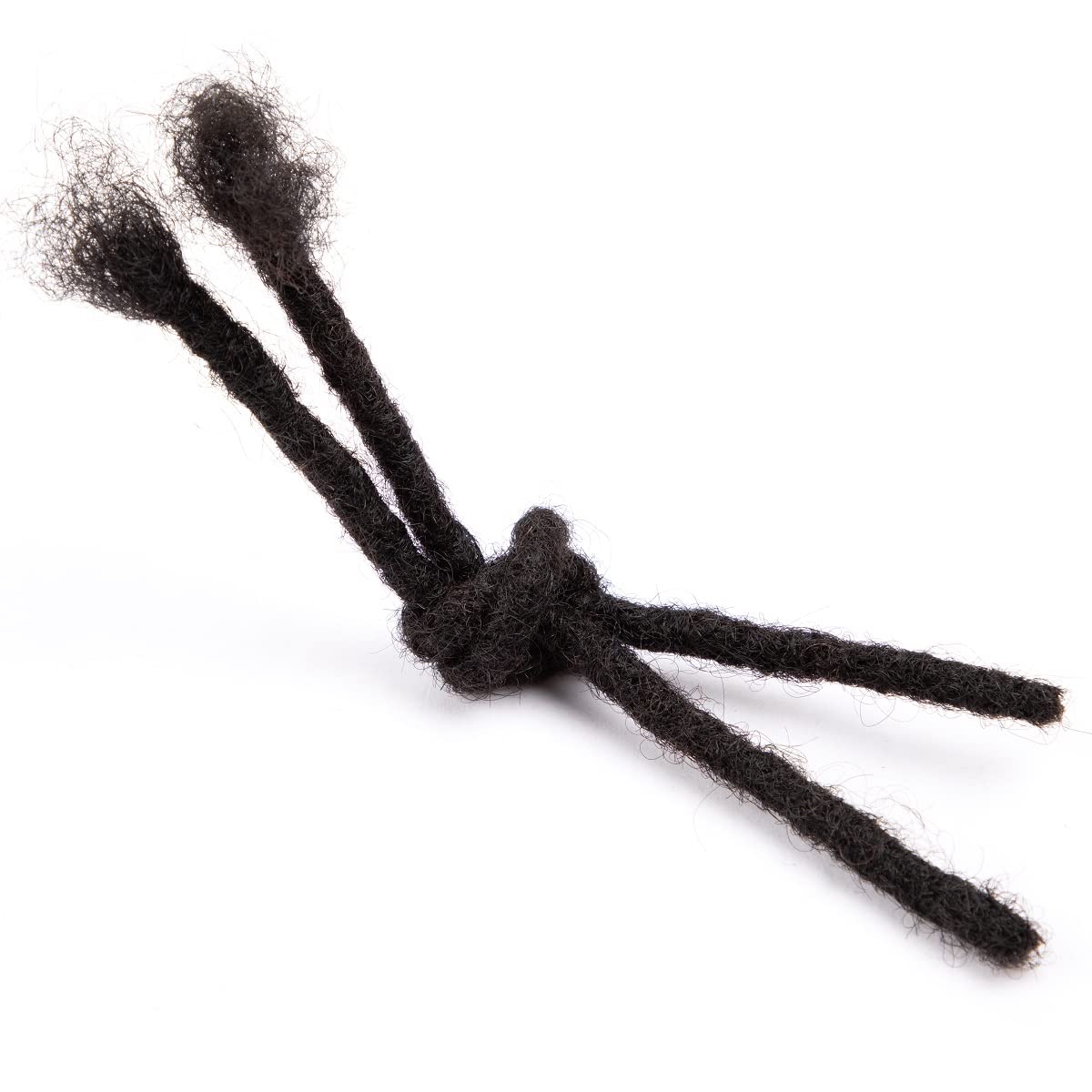 Teresa Medium 0.8cm and Small 0.4cm Width 12 Inch 20 Strands 100% Human Hair Dreadlock Extensions for Men/Women/Kids Full Hand-m