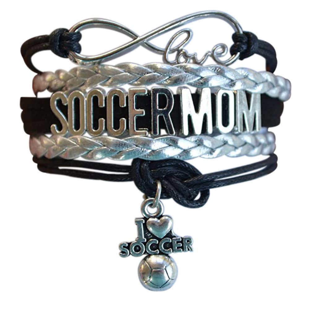 Infinity Collection Soccer Mom Bracelet, Soccer Moms Jewelry, Soccer Mom Gifts, Soccer Mom Gifts for Women