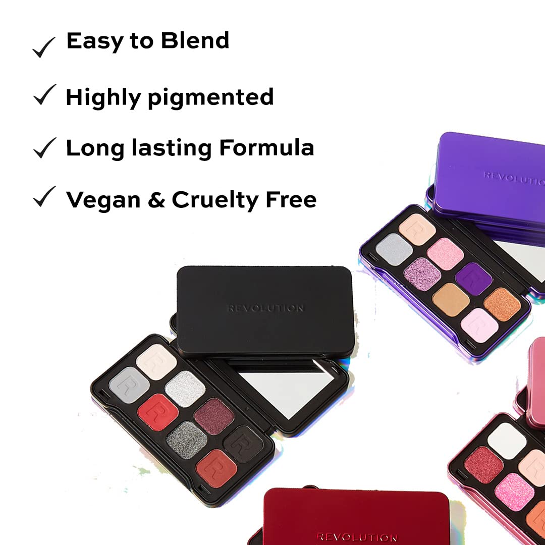 Makeup Revolution, Forever Flawless Dynamic, Eyeshadow Palette, Dynasty, 8 Shades, 8g
