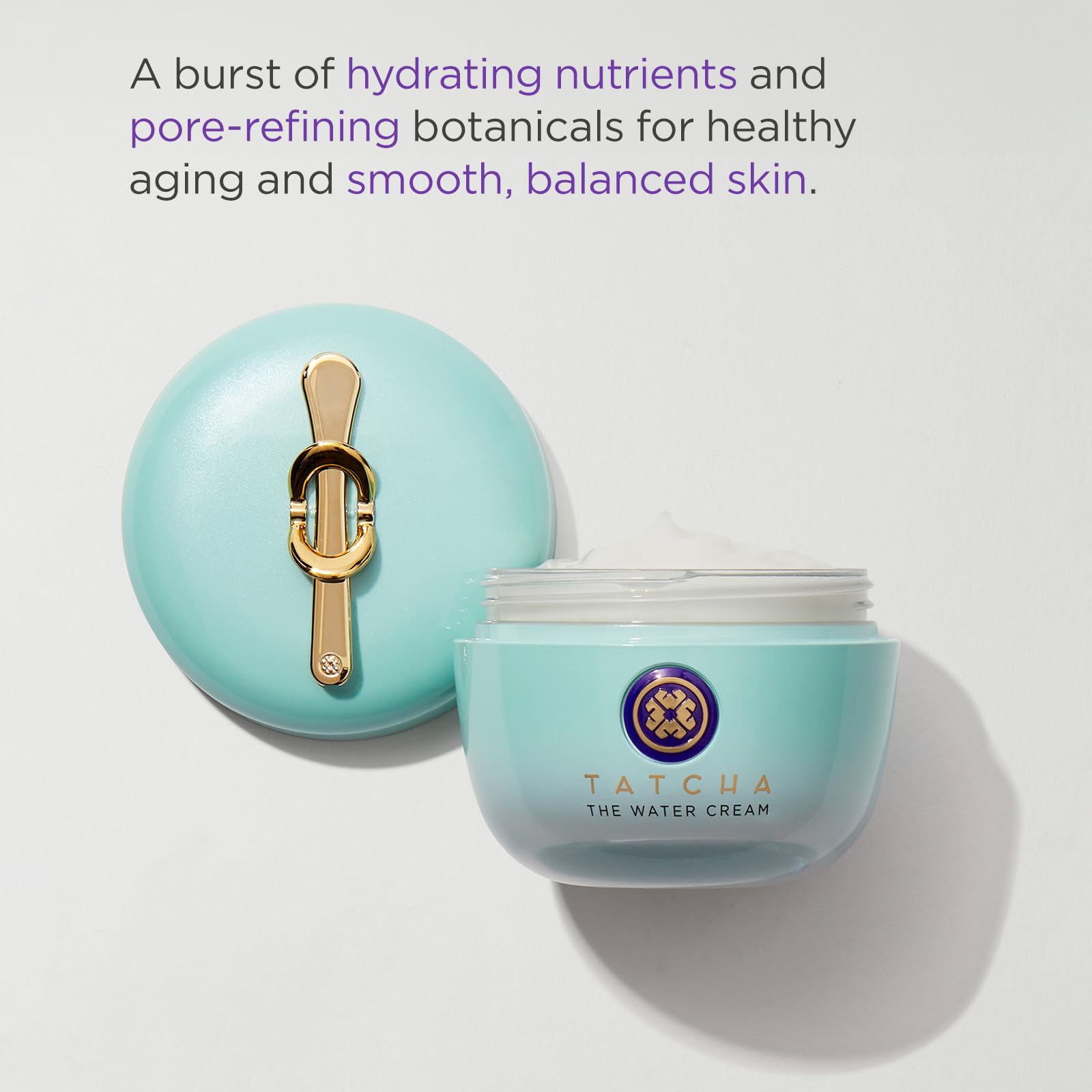 Tatcha The Water Cream  Cream Moisturizer For Face, Optimal Hydration For Pure Poreless Skin  50 Ml  17 Oz