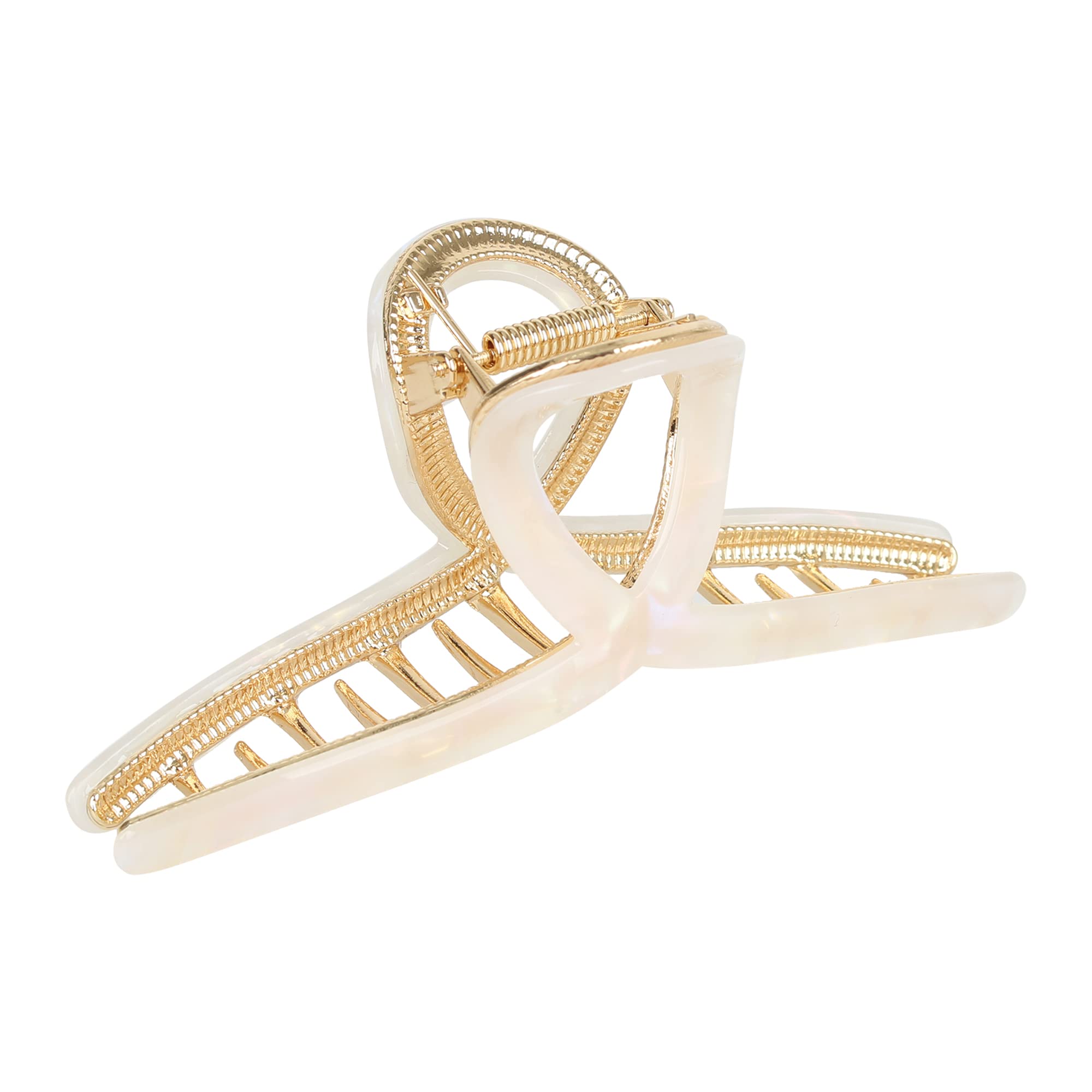 Big Hair Claw Clips Metal Hair Claw for Women Butterfly Hair Claw for Girl's Acetate Metal Hair Clamps Strong Hold Hair Claw 4.7